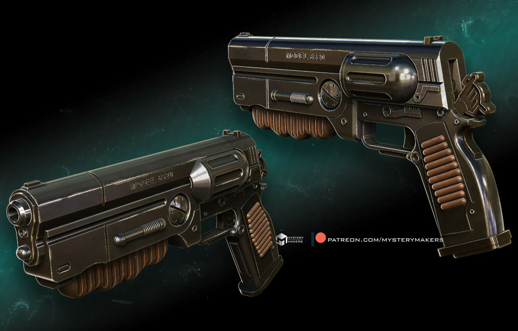 10 mm blaster Fallout - functional trigger/hammer action - Image 2