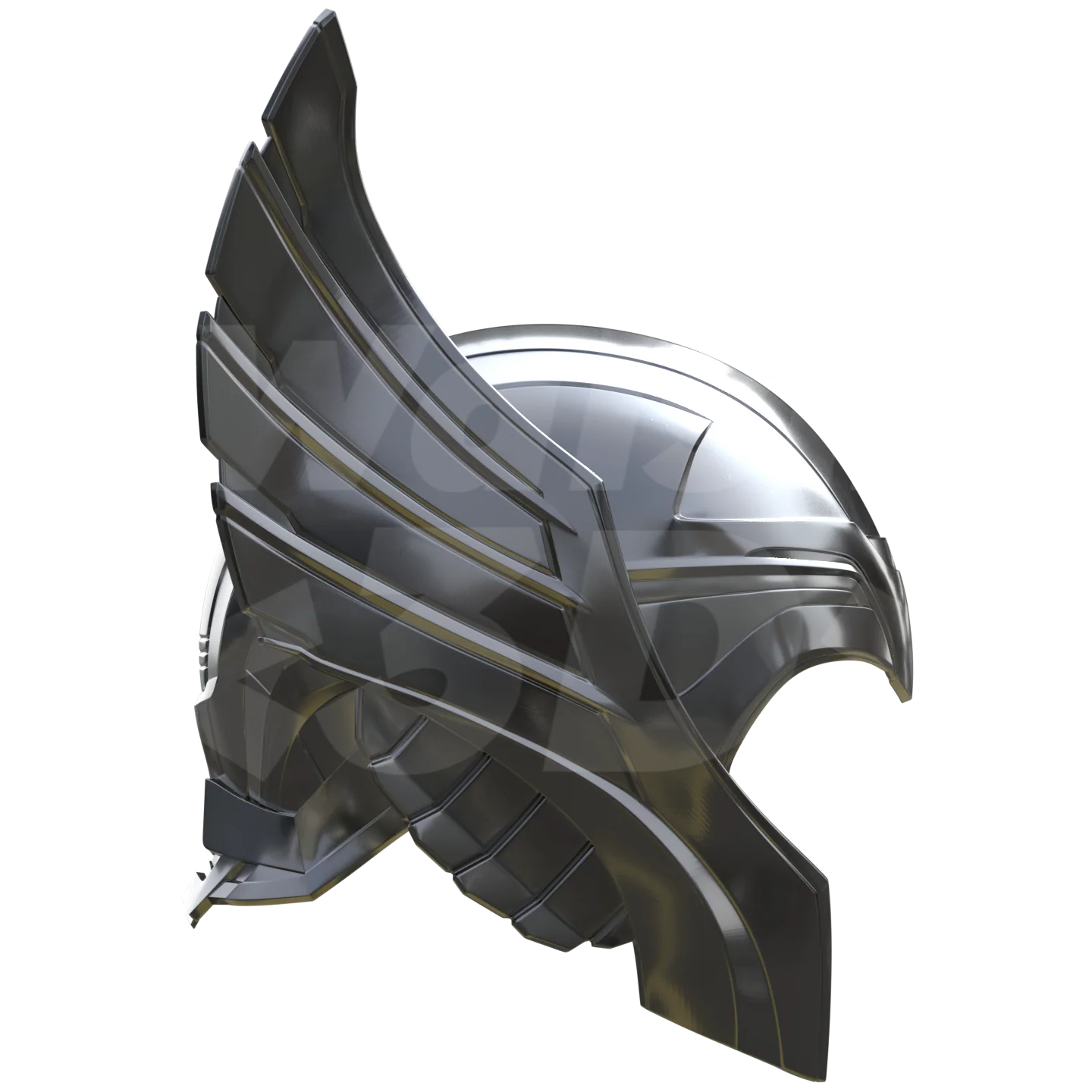 2011 Thunder God Helmet 3D Printable Model - Image 4
