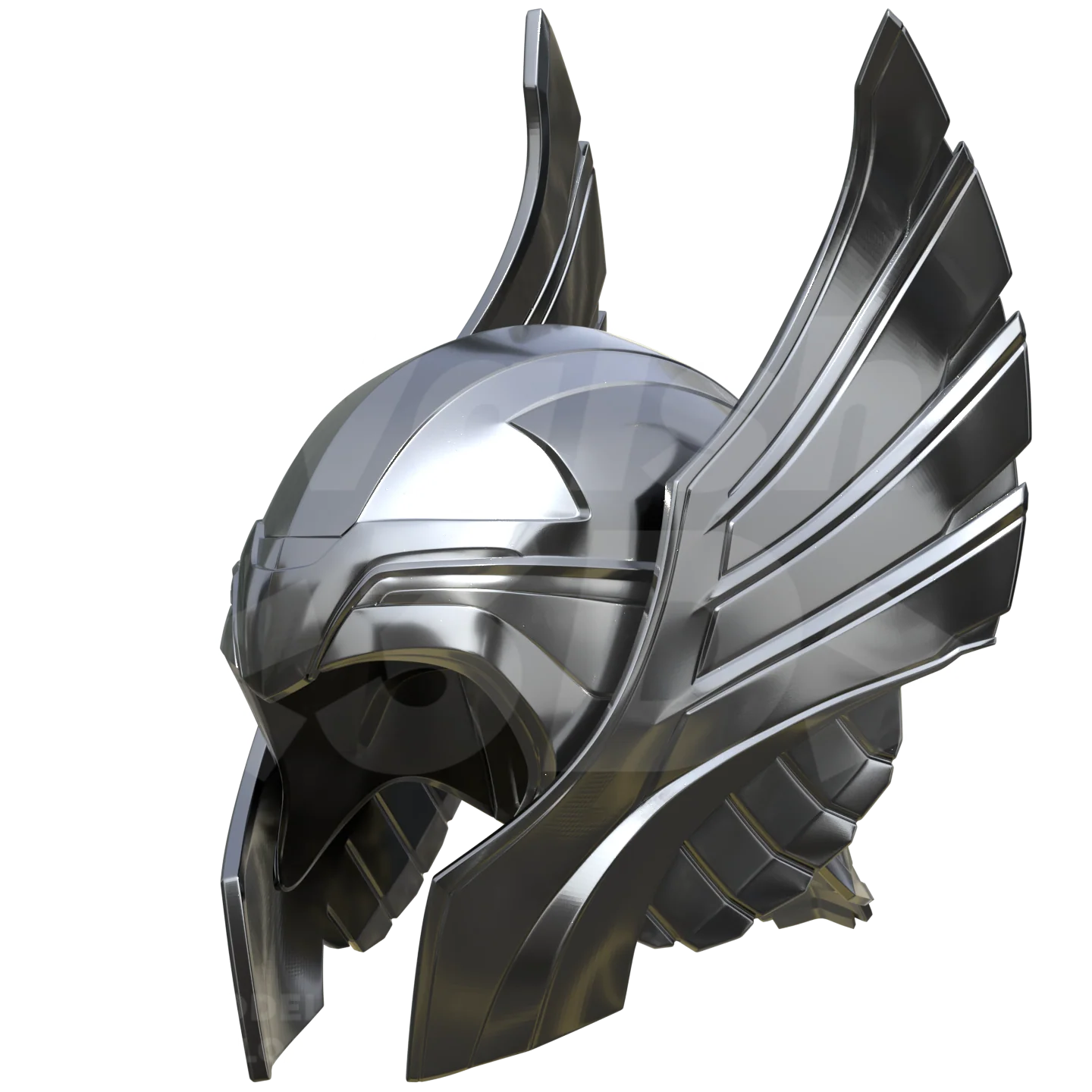 2011 Thunder God Helmet 3D Printable Model - Image 7