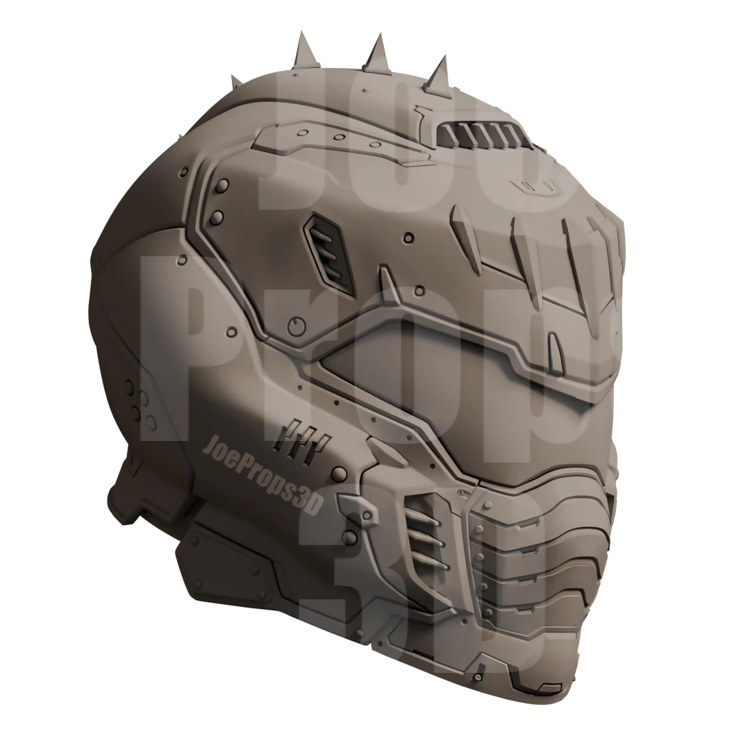 3D Printable Dark Slayer Helmet STL File - JP3D - Image 6