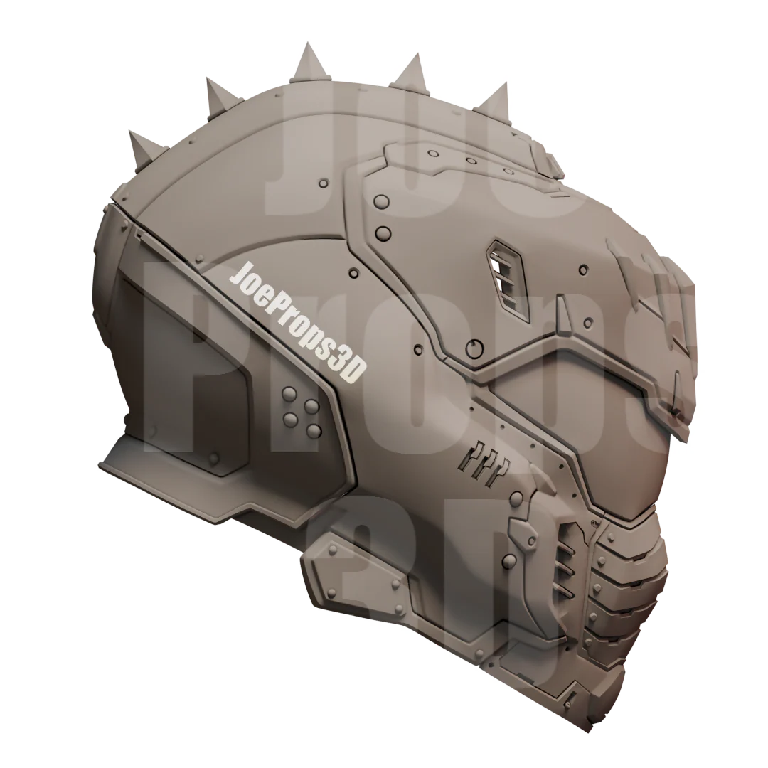 3D Printable Dark Slayer Helmet STL File - JP3D - Image 7