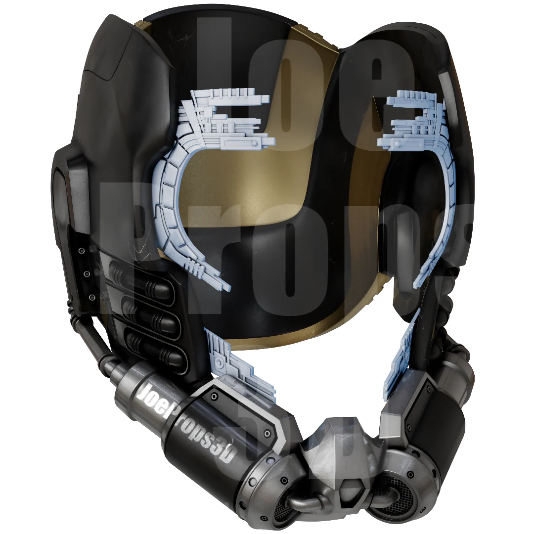 3D printable Galaxy Guardian Helmet STL File - JP3D - Image 3