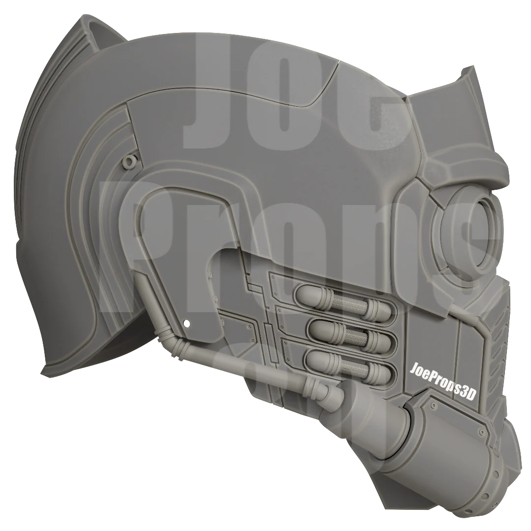 3D printable Galaxy Guardian Helmet STL File - JP3D - Image 6