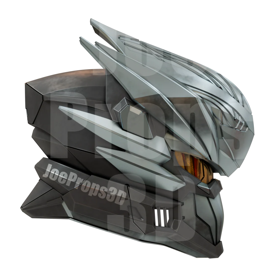 3D Printable Hayabusa Space Spartan Helmet STL File - JP3D - Image 5