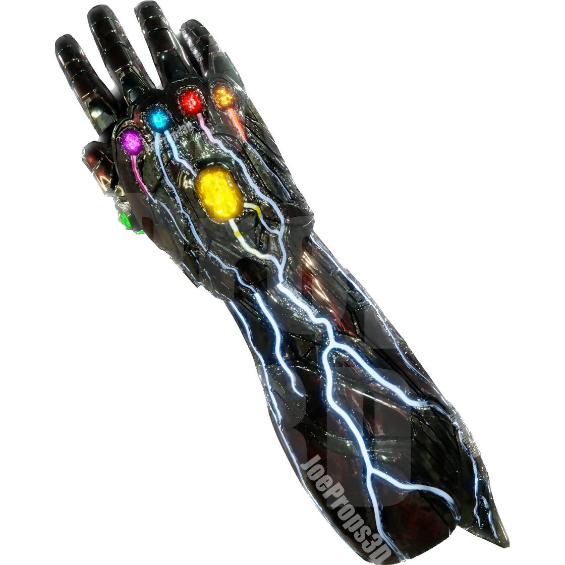 3D Printable Infinity Gauntlet STL File - JP3D - Image 3