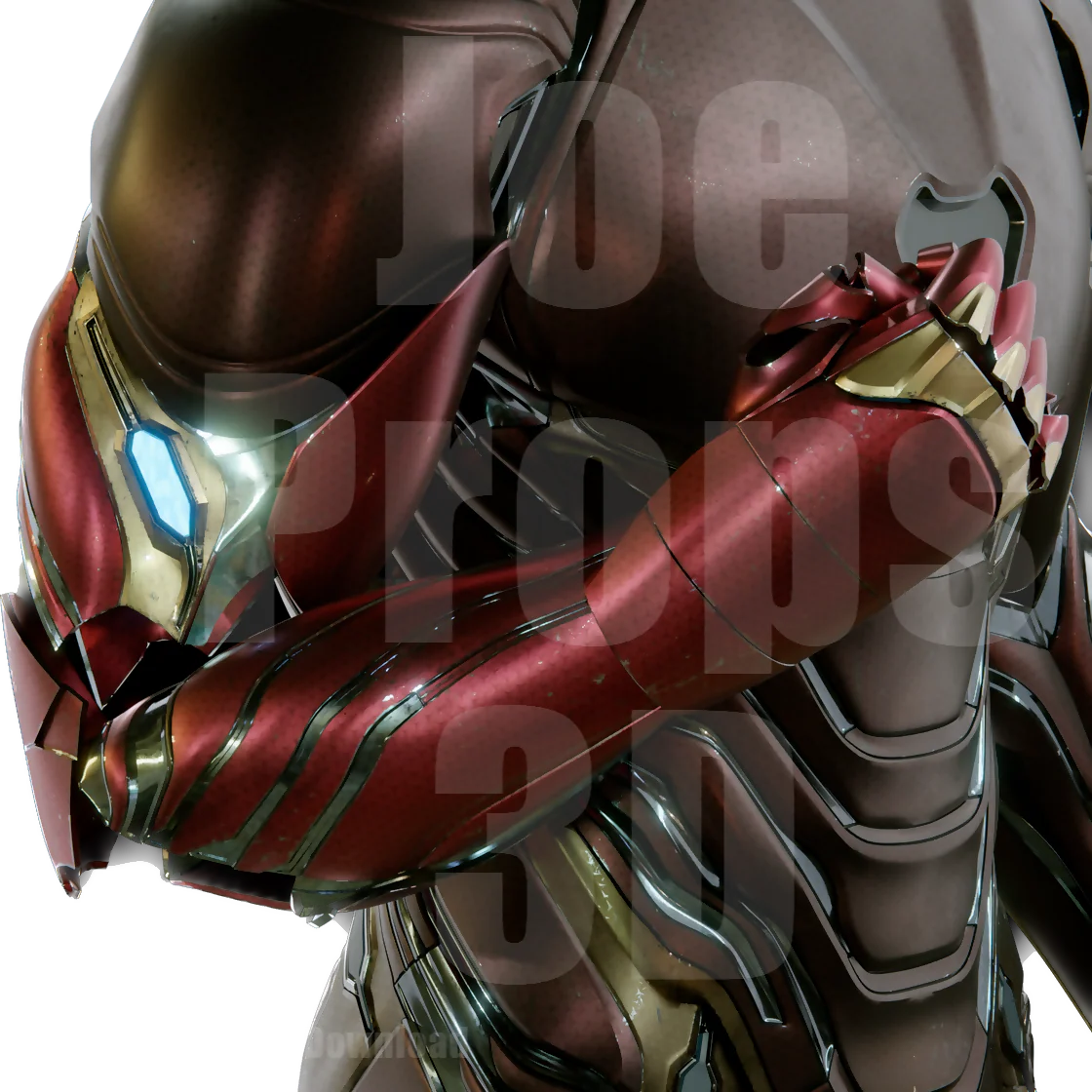 3D Printable Mark 50 Full Suit STL File - JP3D - Image 6
