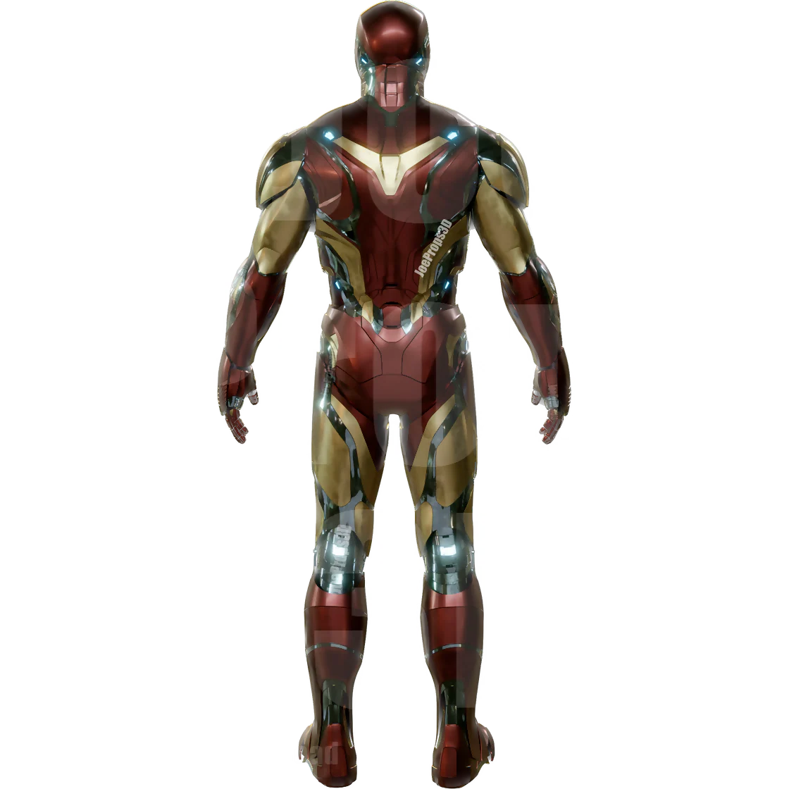 3D Printable Mark 85 Full Suit STL File - JP3D - Image 3