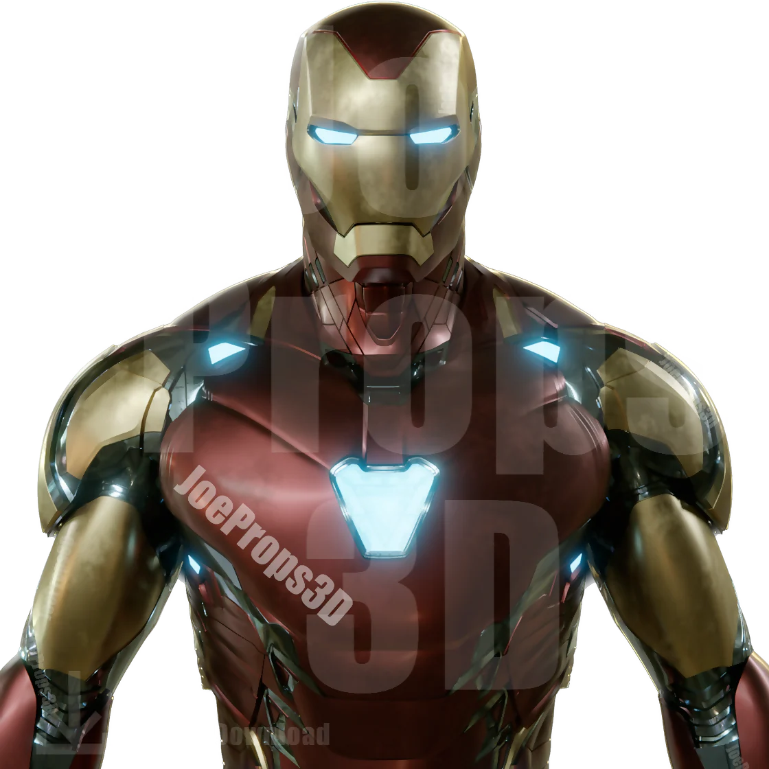 3D Printable Mark 85 Full Suit STL File - JP3D - Image 4