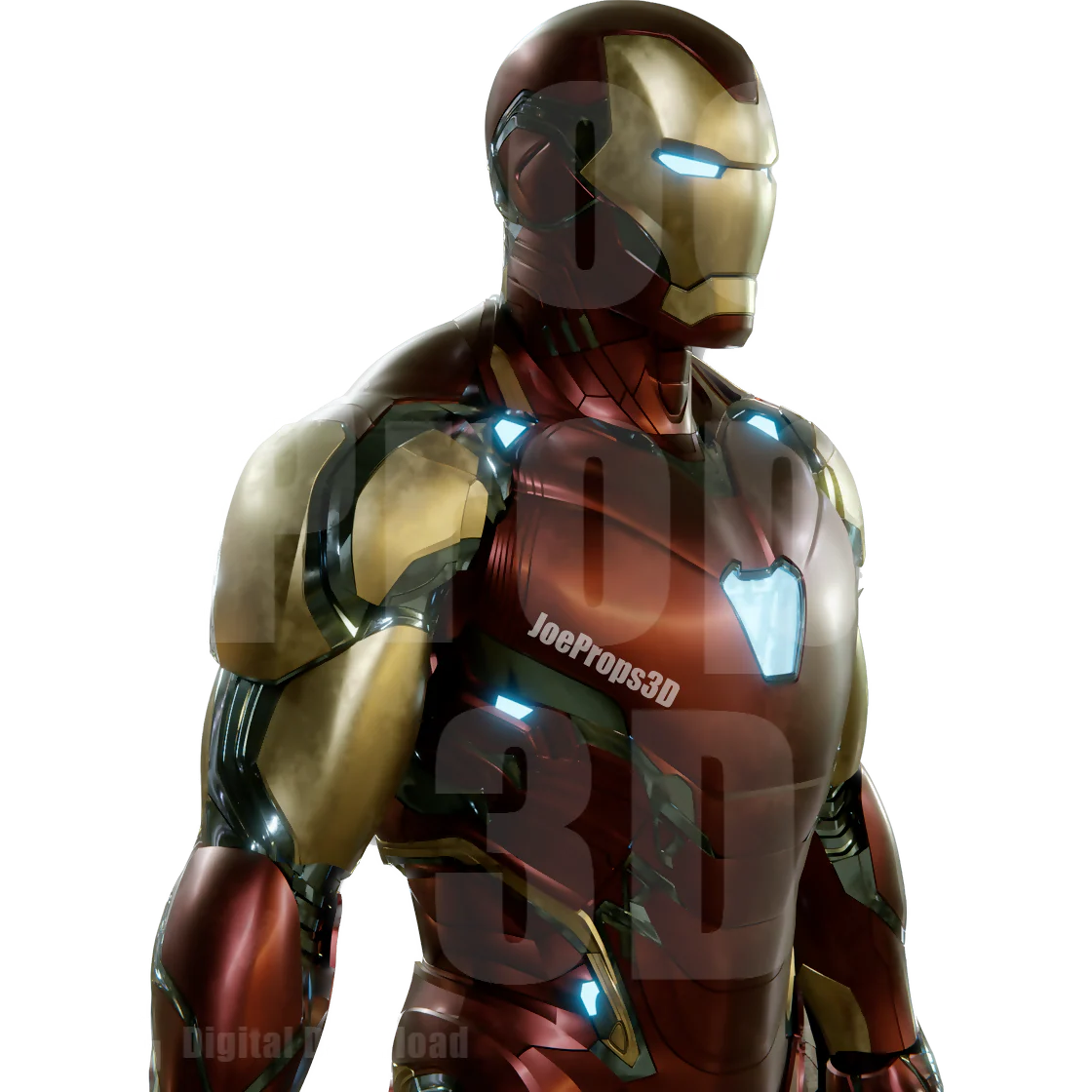 3D Printable Mark 85 Full Suit STL File - JP3D - Image 5