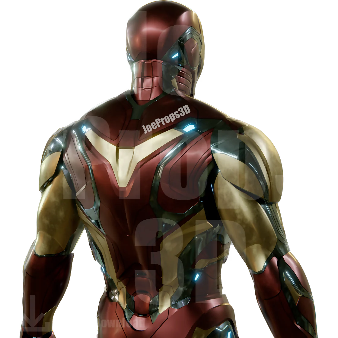 3D Printable Mark 85 Full Suit STL File - JP3D - Image 6