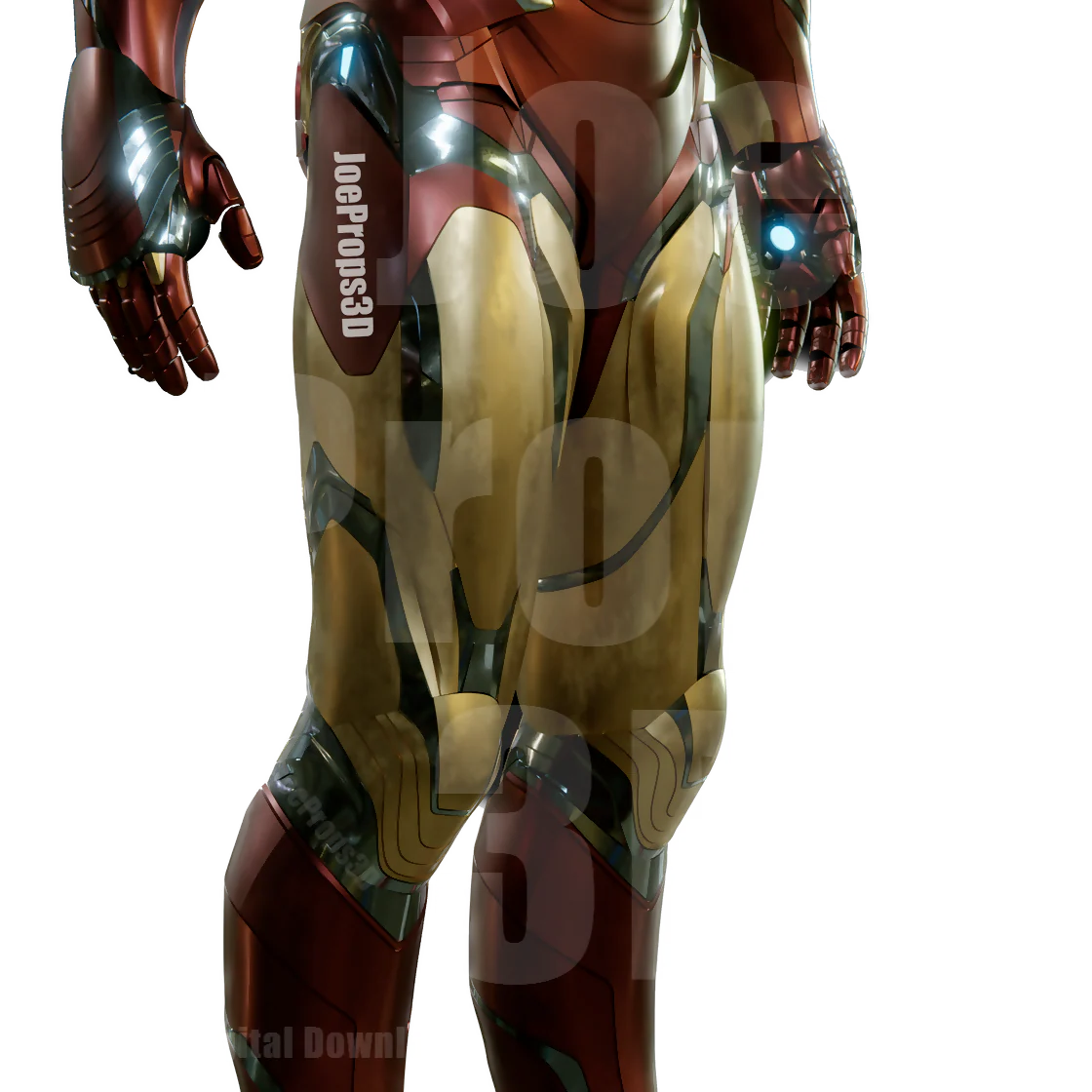 3D Printable Mark 85 Full Suit STL File - JP3D - Image 7