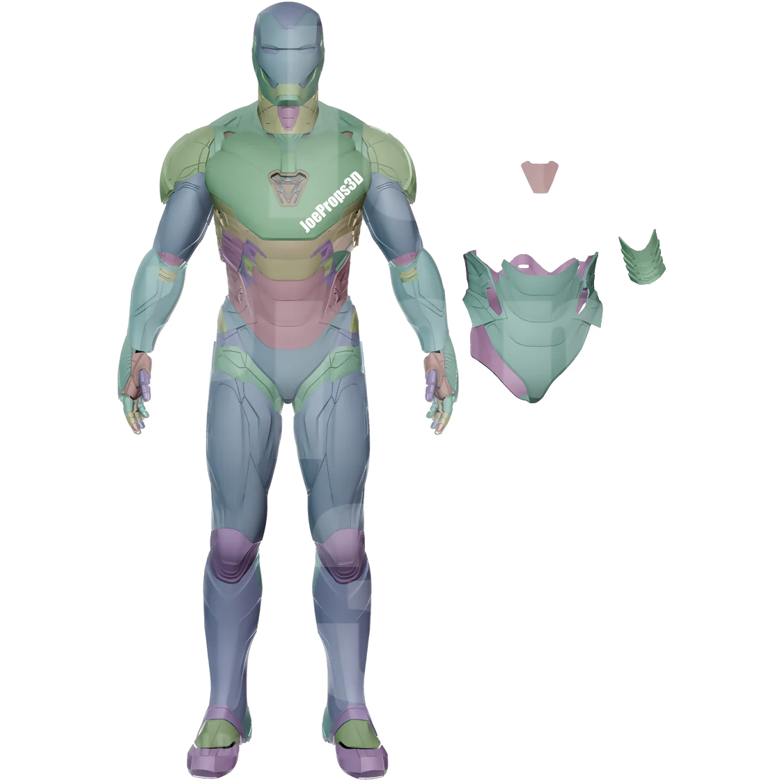 3D Printable Mark 85 Full Suit STL File - JP3D - Image 8
