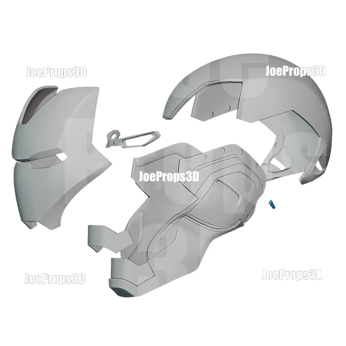 3D Printable Mark 85 Helmet STL File - JP3D - Image 7