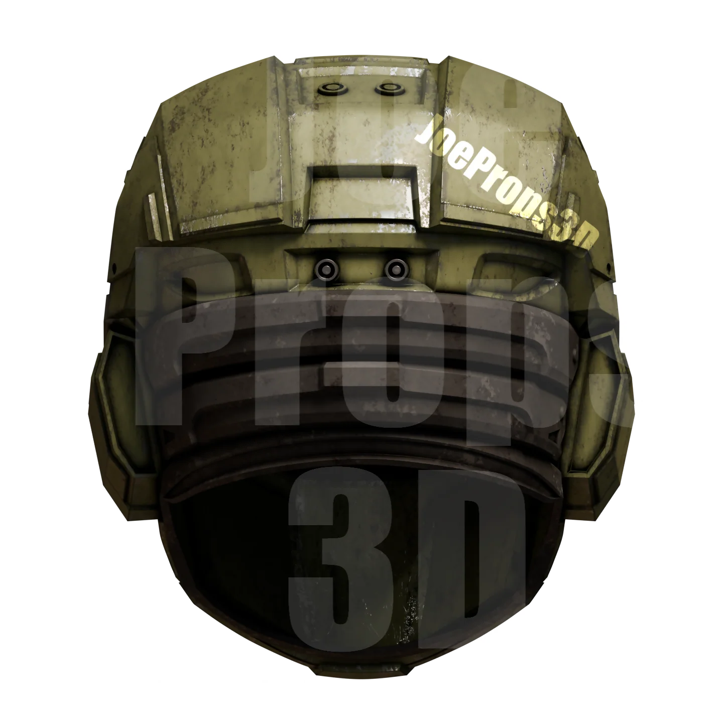 3D Printable Mark IV Wars Helmet STL File - JP3D - Image 9