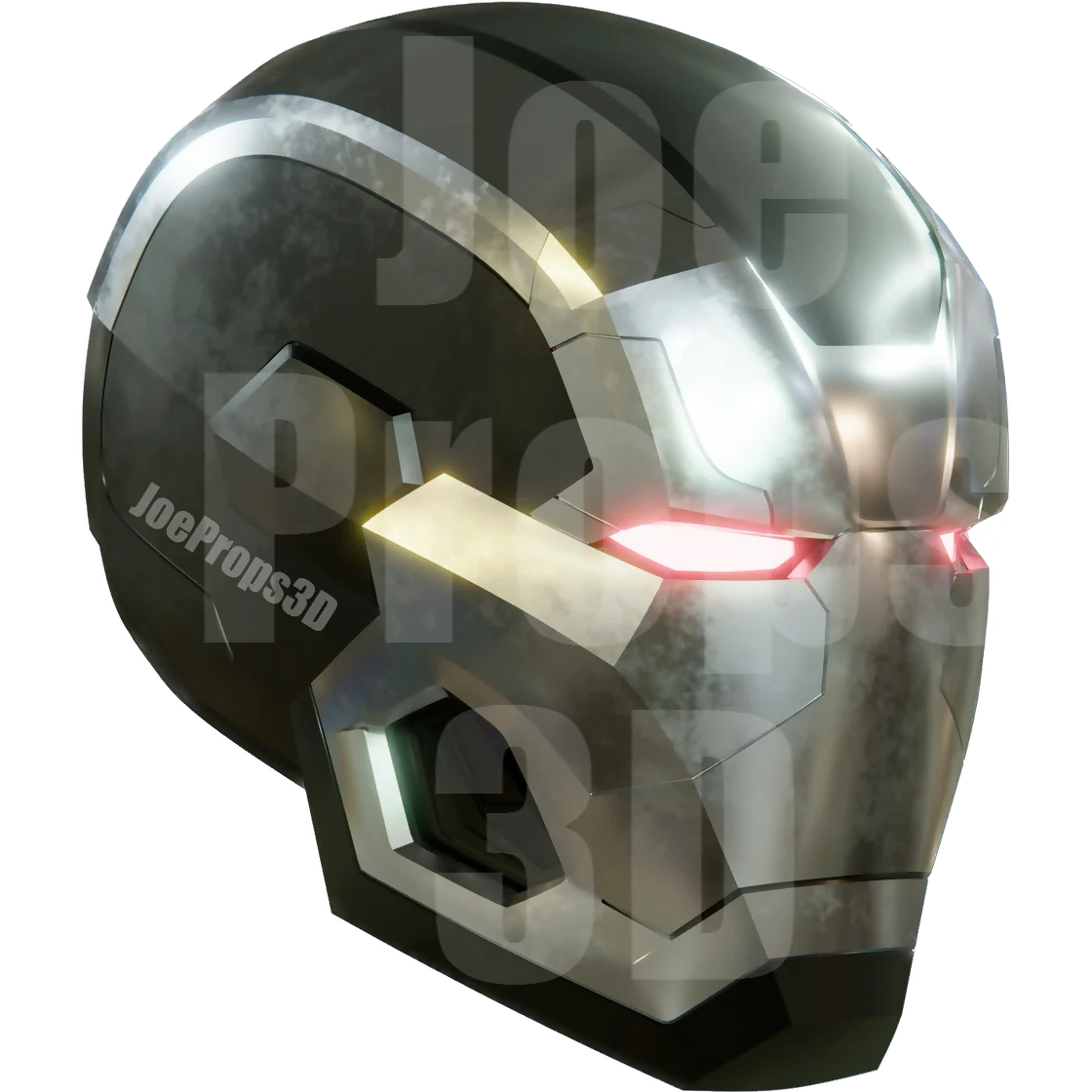 3D Printable Weapon Machine Mark 6 Helmet STL File - JP3D - Image 2