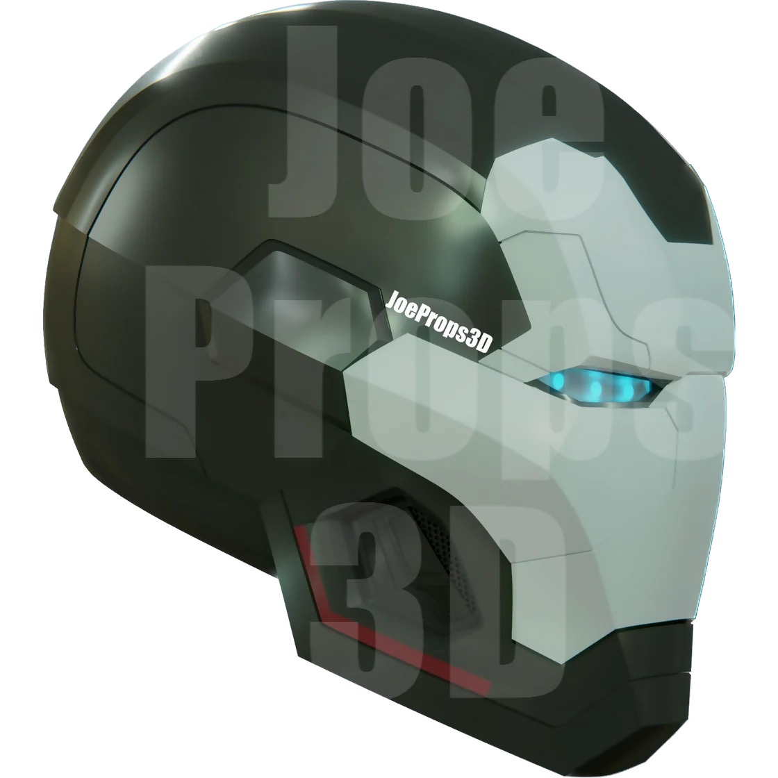 3D Printable Weapon Machine Mark 6 Helmet STL File - JP3D - Image 5