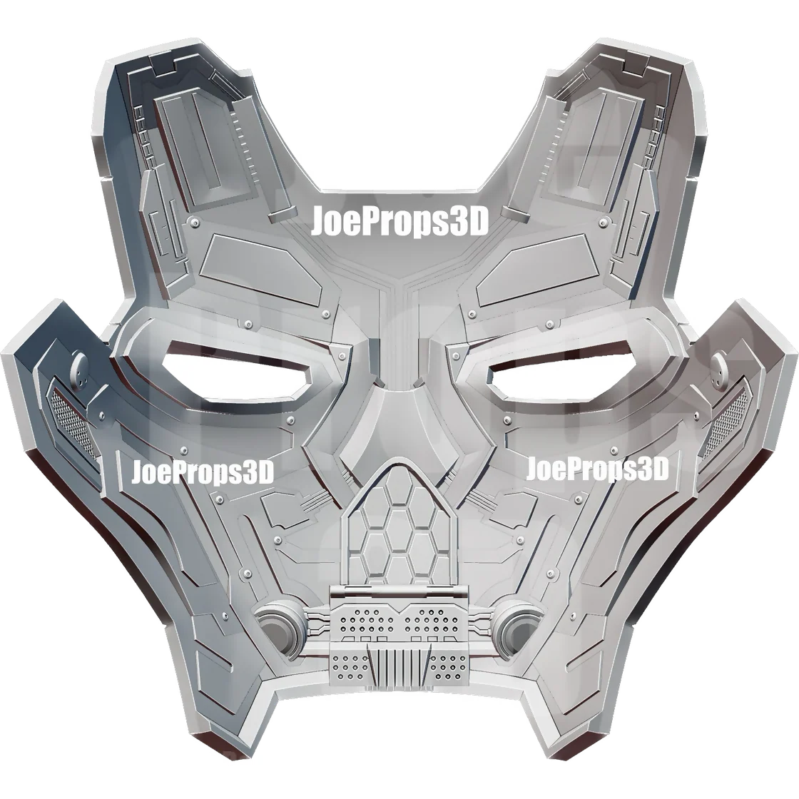 3D Printable Weapon Machine Mark 6 Helmet STL File - JP3D - Image 7
