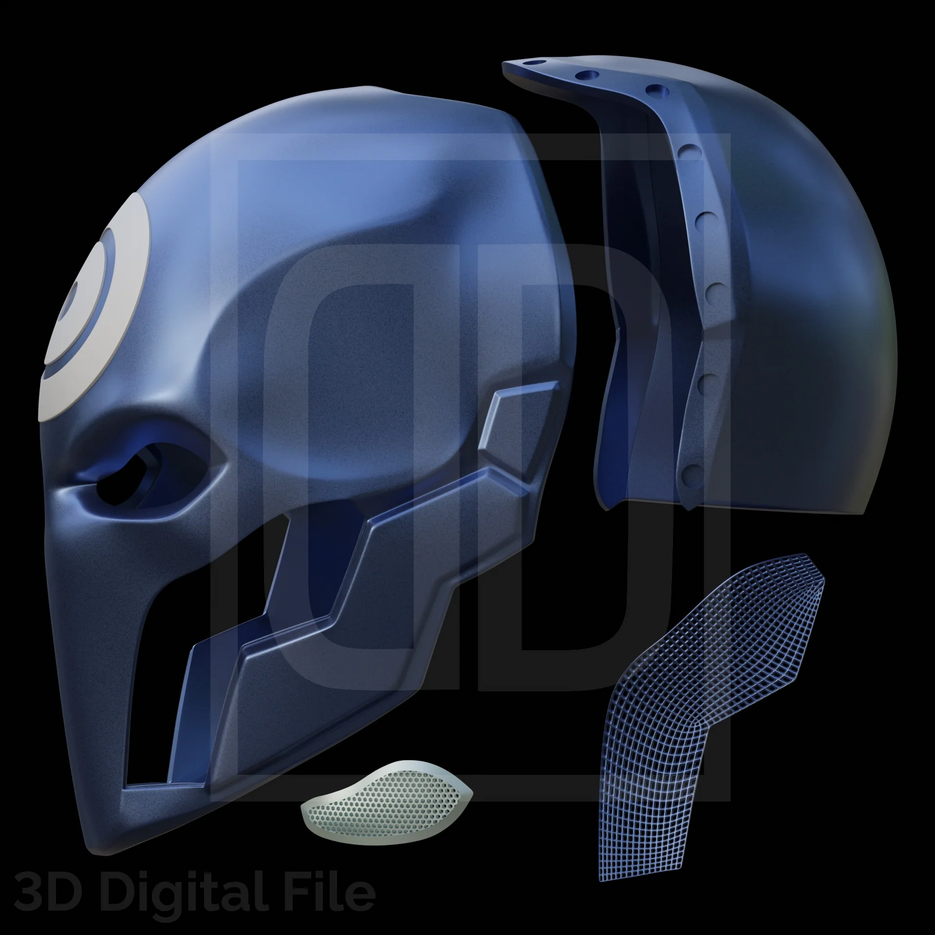 Accuracy Hitman Mask 3D Model - Image 2