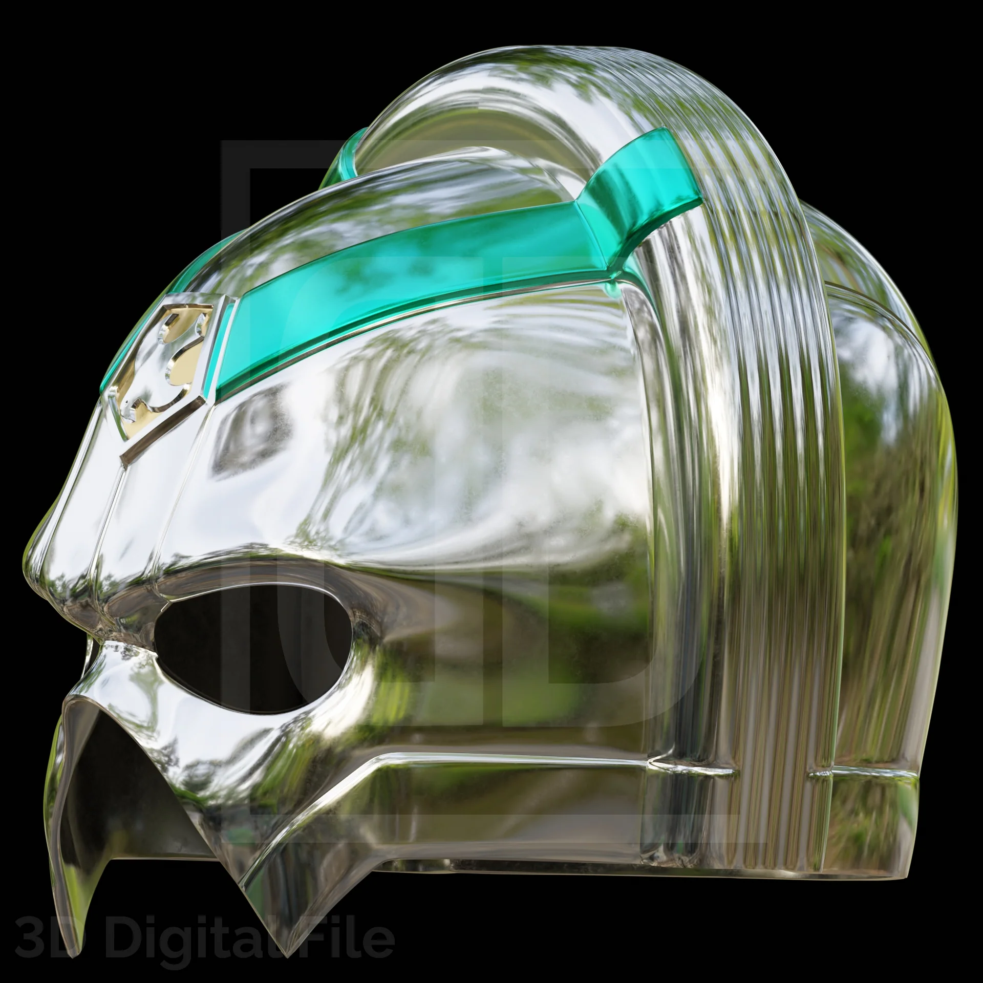 Accurate American - Sonic Helmet 3D Model - Image 4