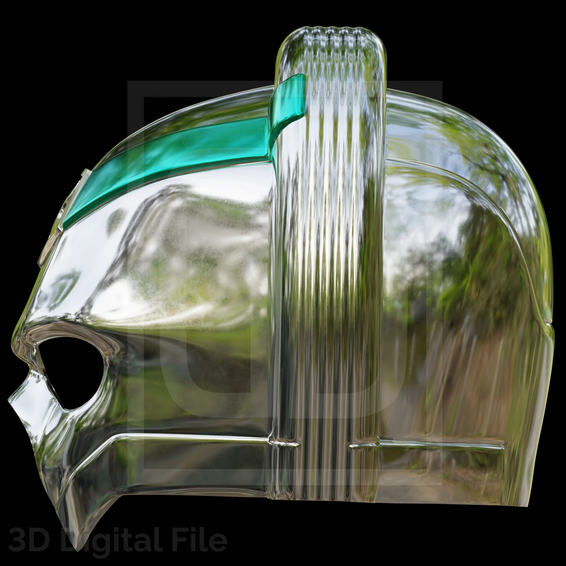 Accurate American - Sonic Helmet 3D Model - Image 5