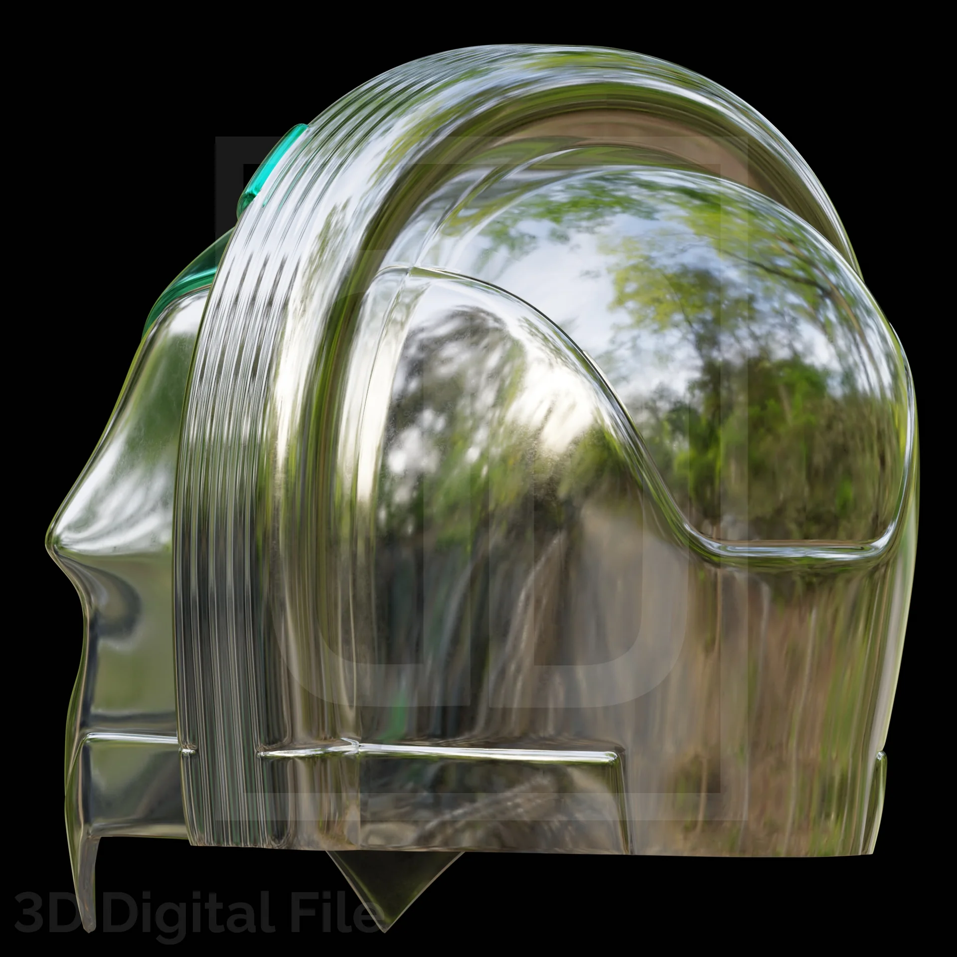 Accurate American - Sonic Helmet 3D Model - Image 6