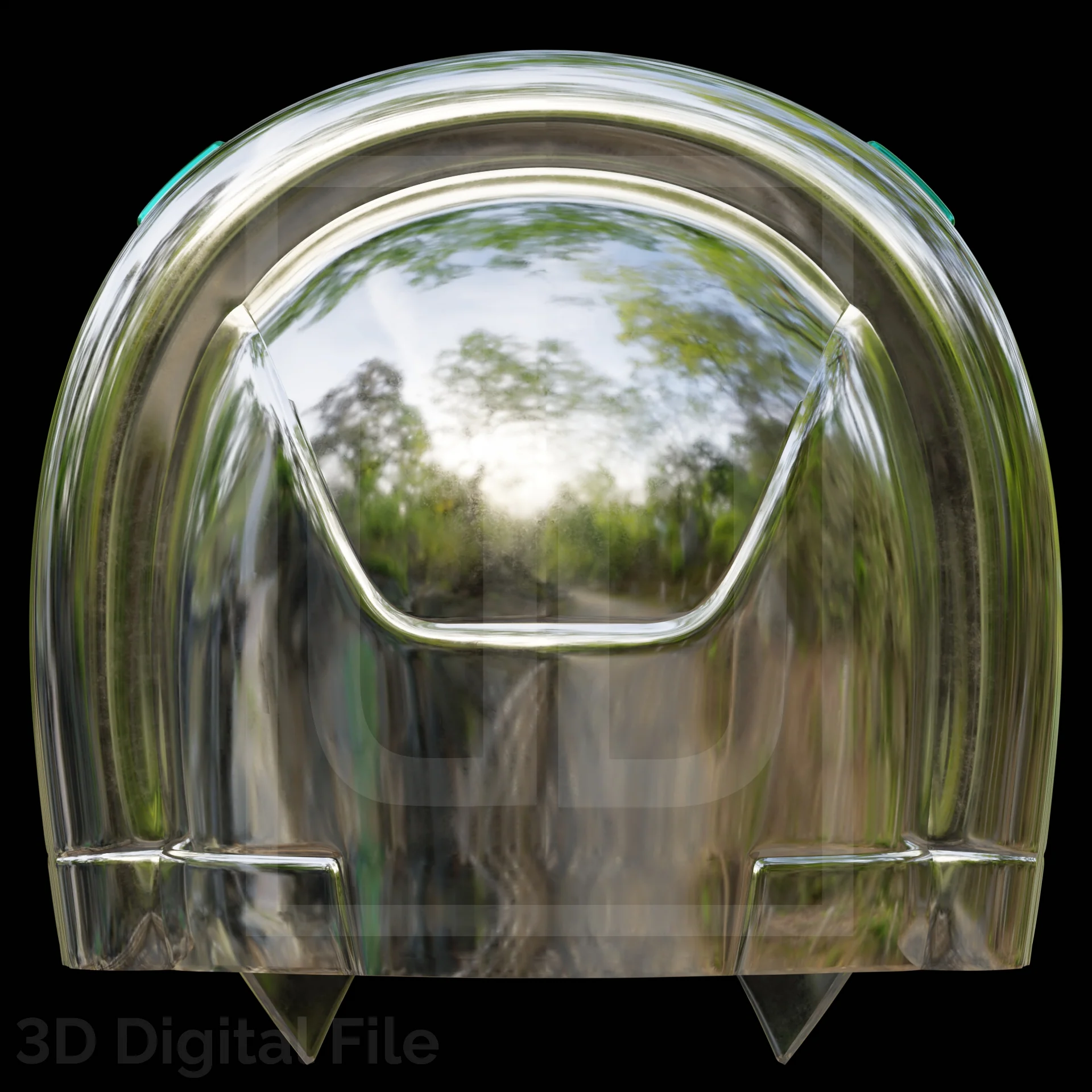 Accurate American - Sonic Helmet 3D Model - Image 7