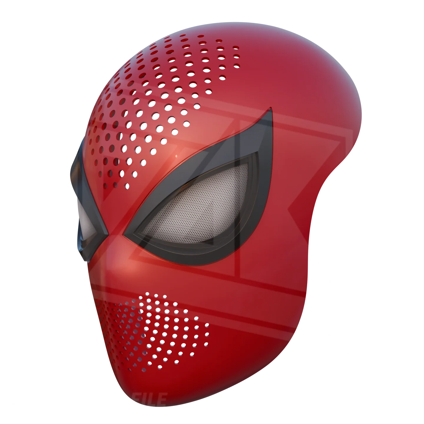 Advanced Spider Hero Faceshell 3D Model - Image 4