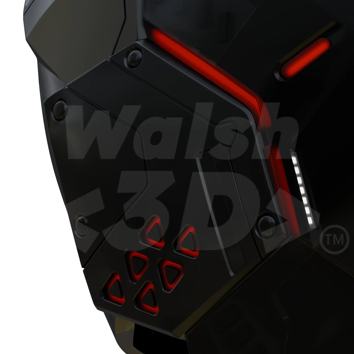 AI Light Warrior Helmet [3D Print Model] - Image 5