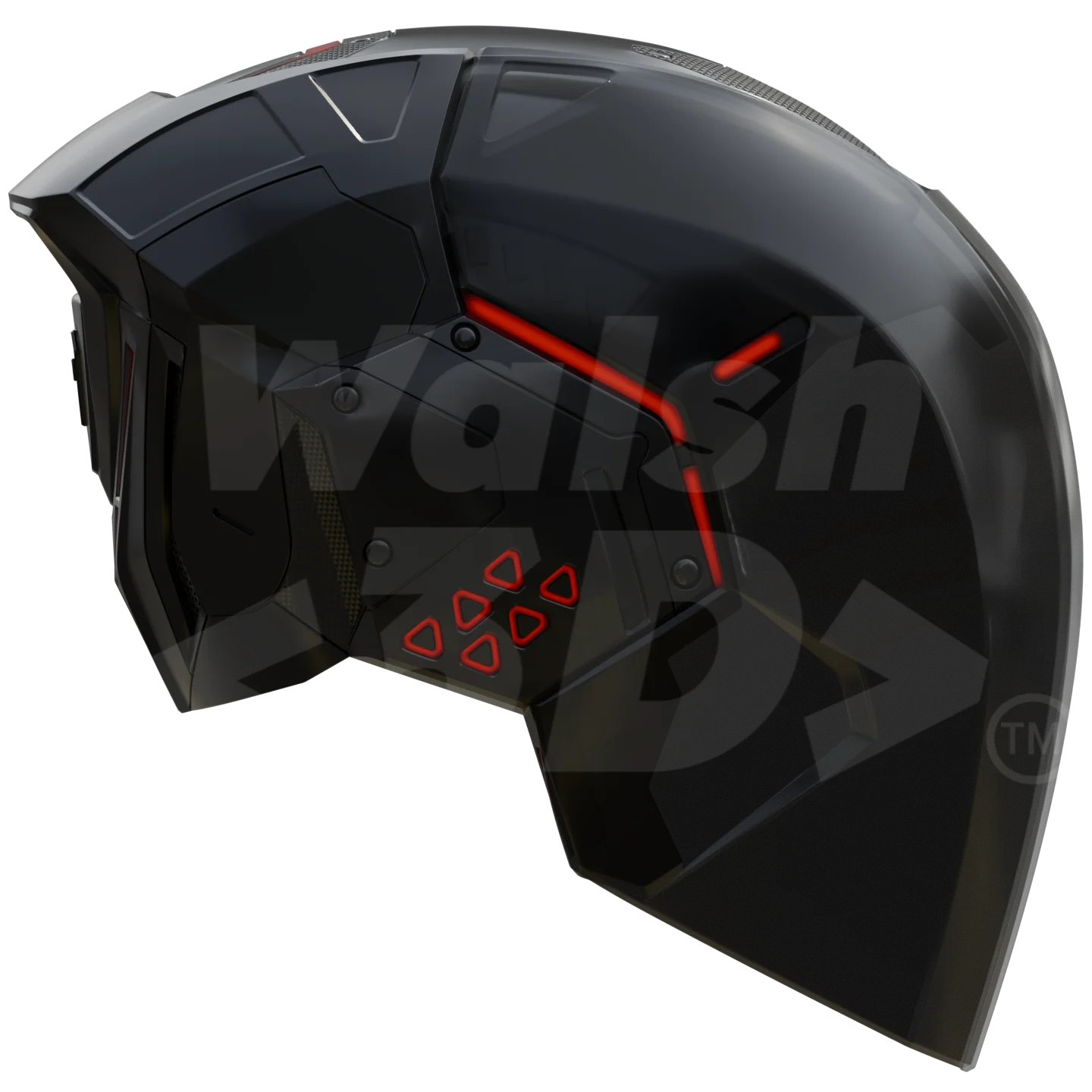 AI Light Warrior Helmet [3D Print Model] - Image 8