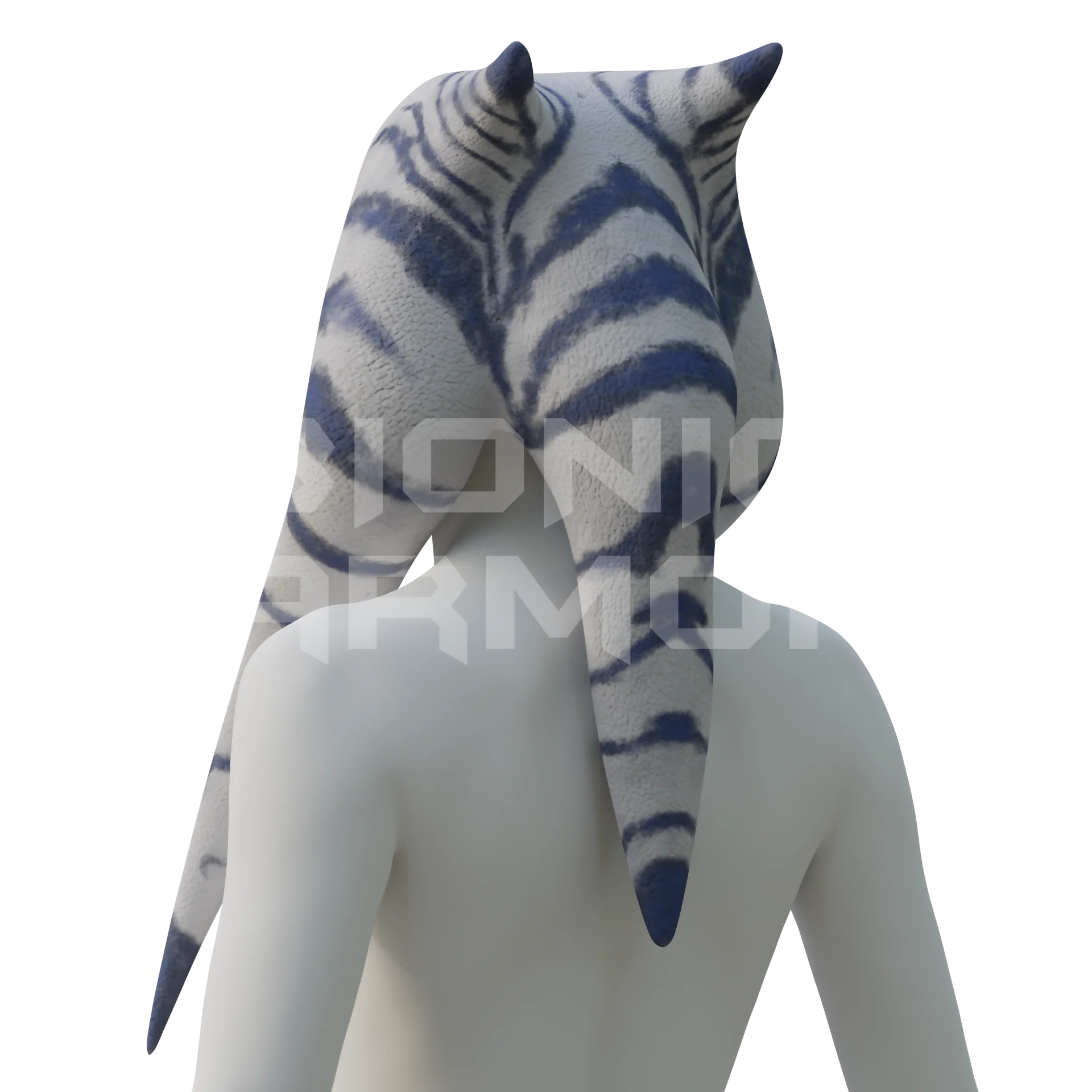 Alien Head Tails & Armor Set 3D Model - Image 7