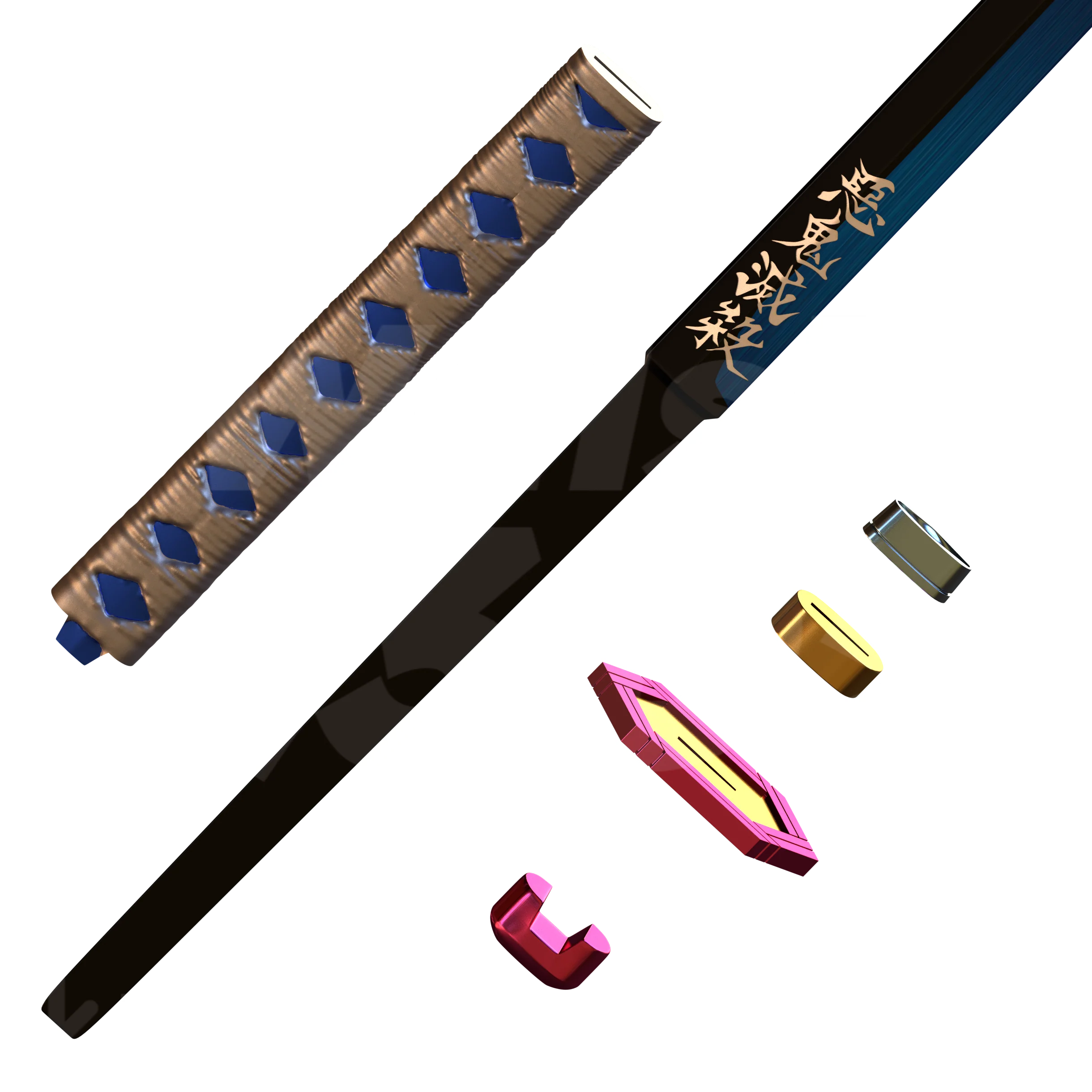 Anime Water Katana 3D Print Model - Image 2