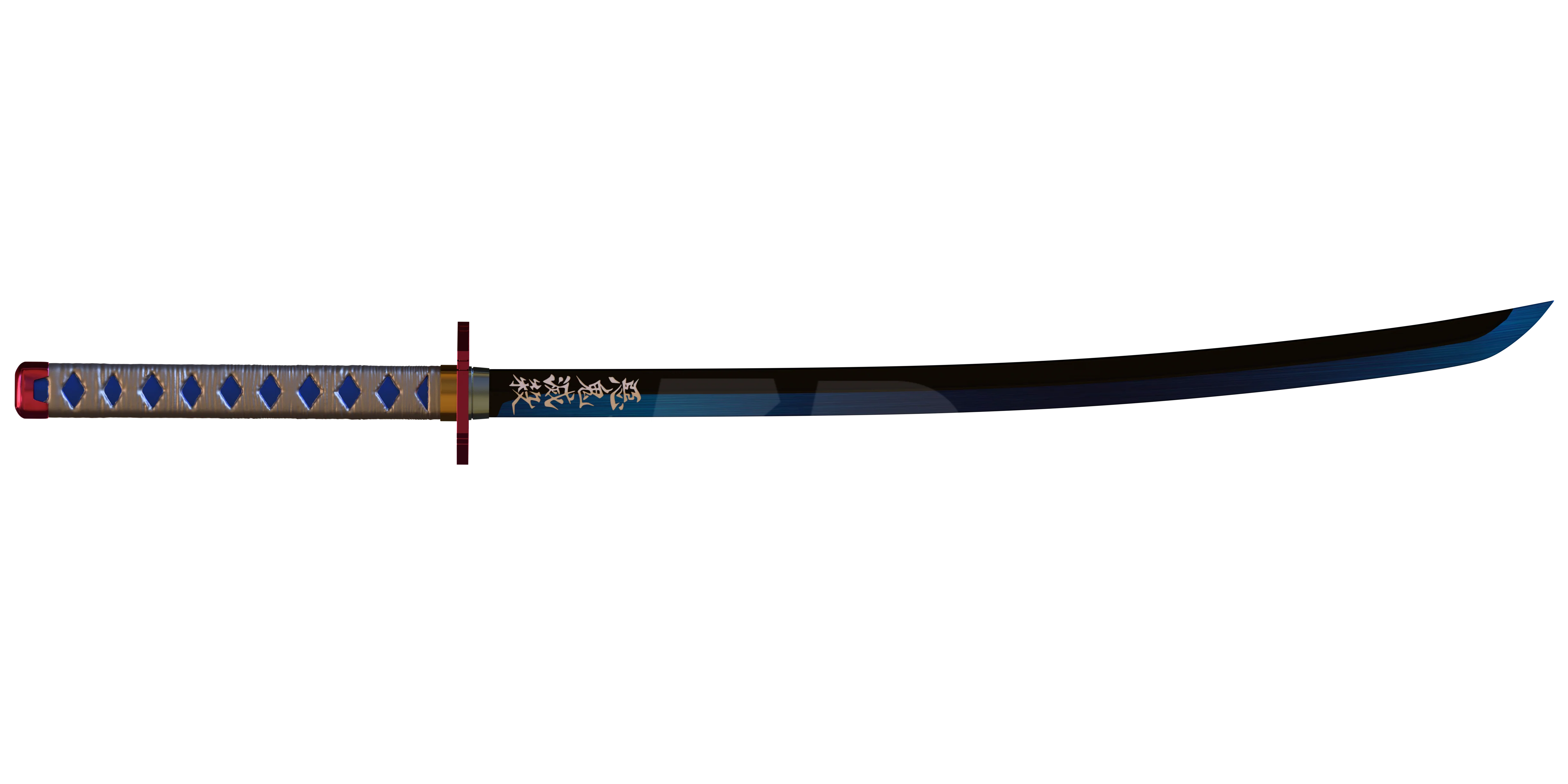 Anime Water Katana 3D Print Model - Image 4