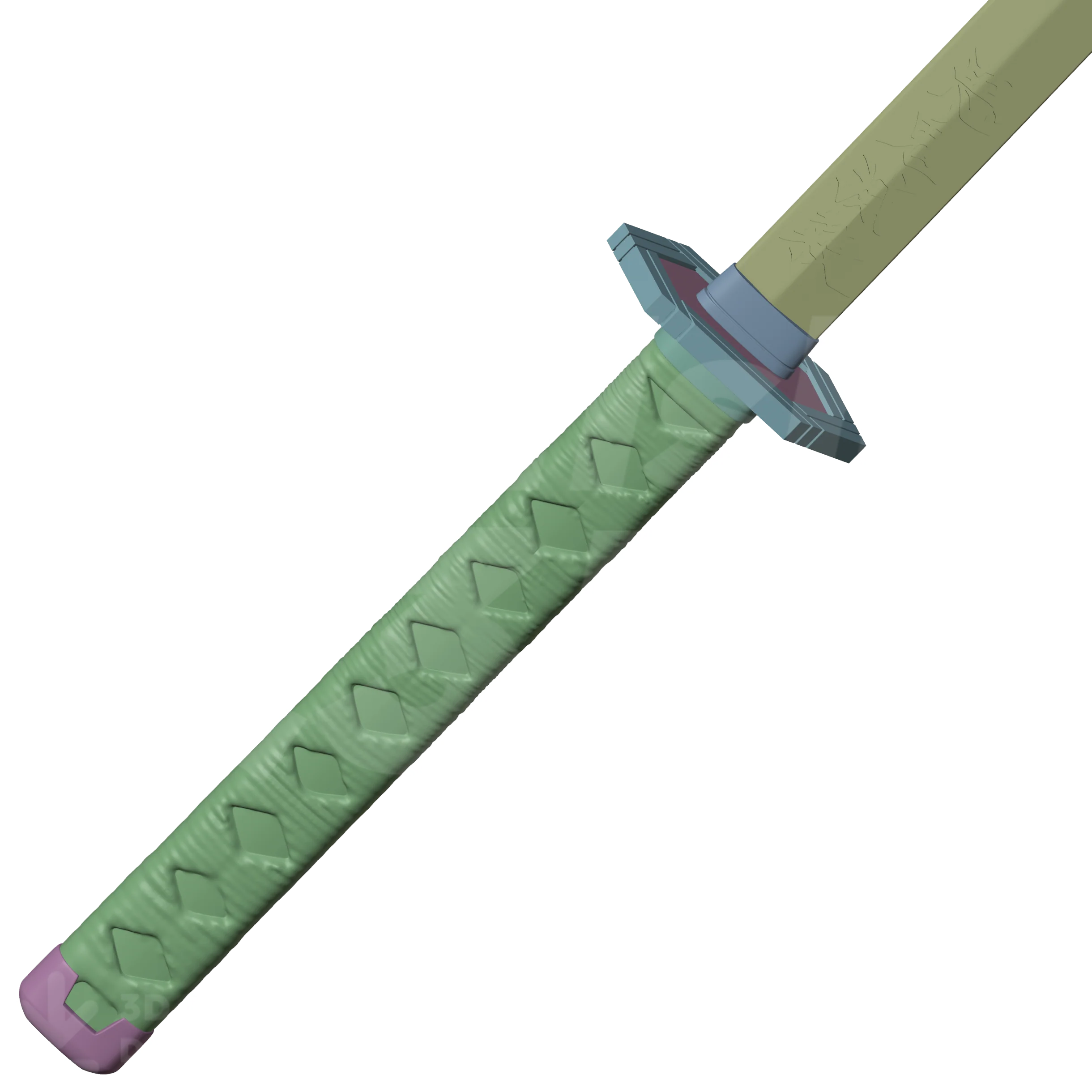 Anime Water Katana 3D Print Model - Image 8