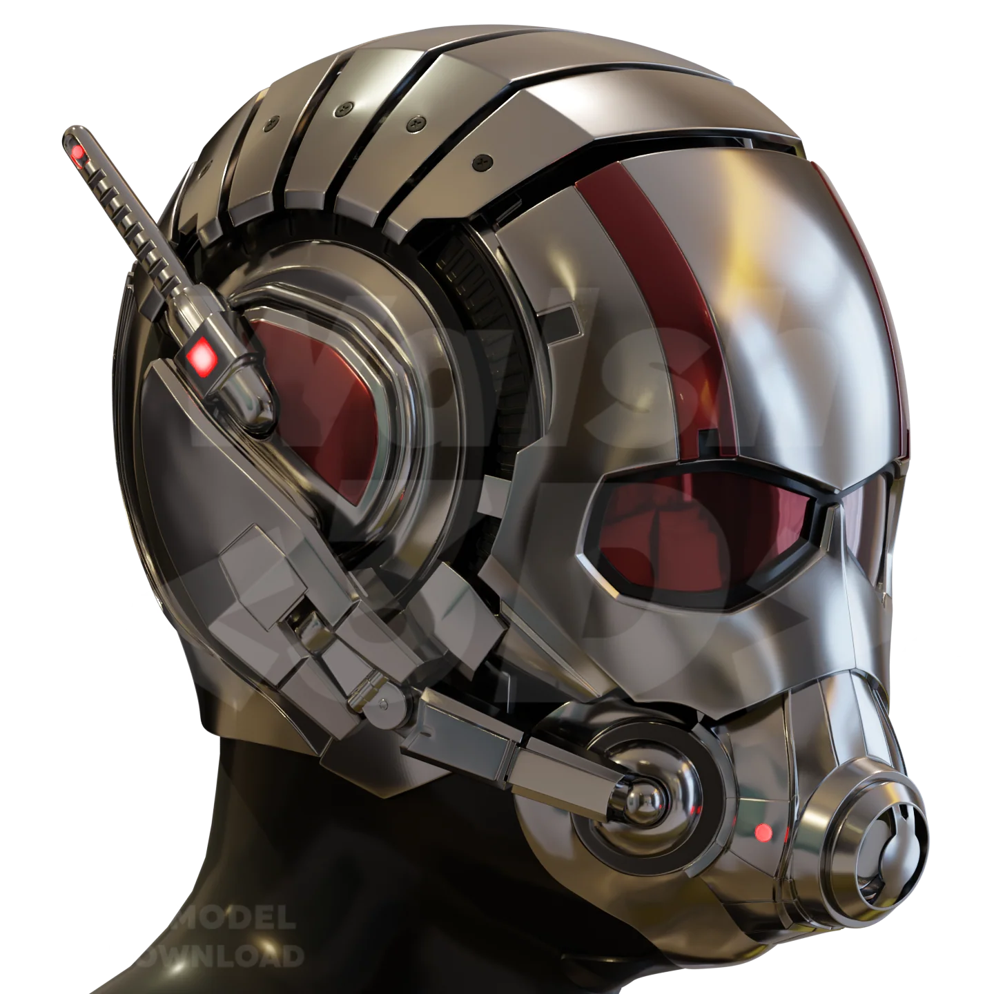 Ant Hero Mark 1 Helmet 3D Print Model - Image 4