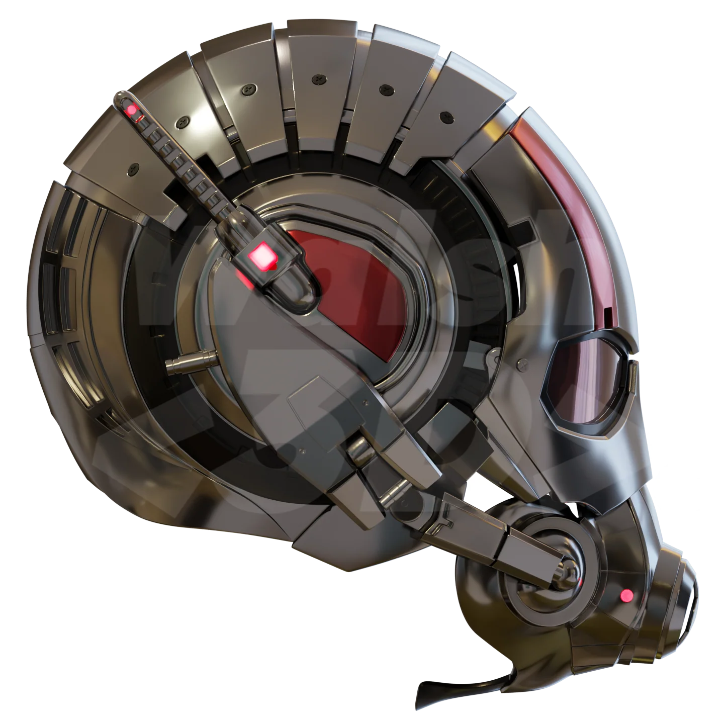 Ant Hero Mark 1 Helmet 3D Print Model - Image 5