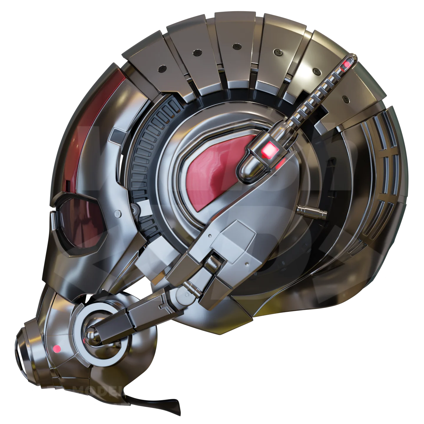 Ant Hero Mark 1 Helmet 3D Print Model - Image 7