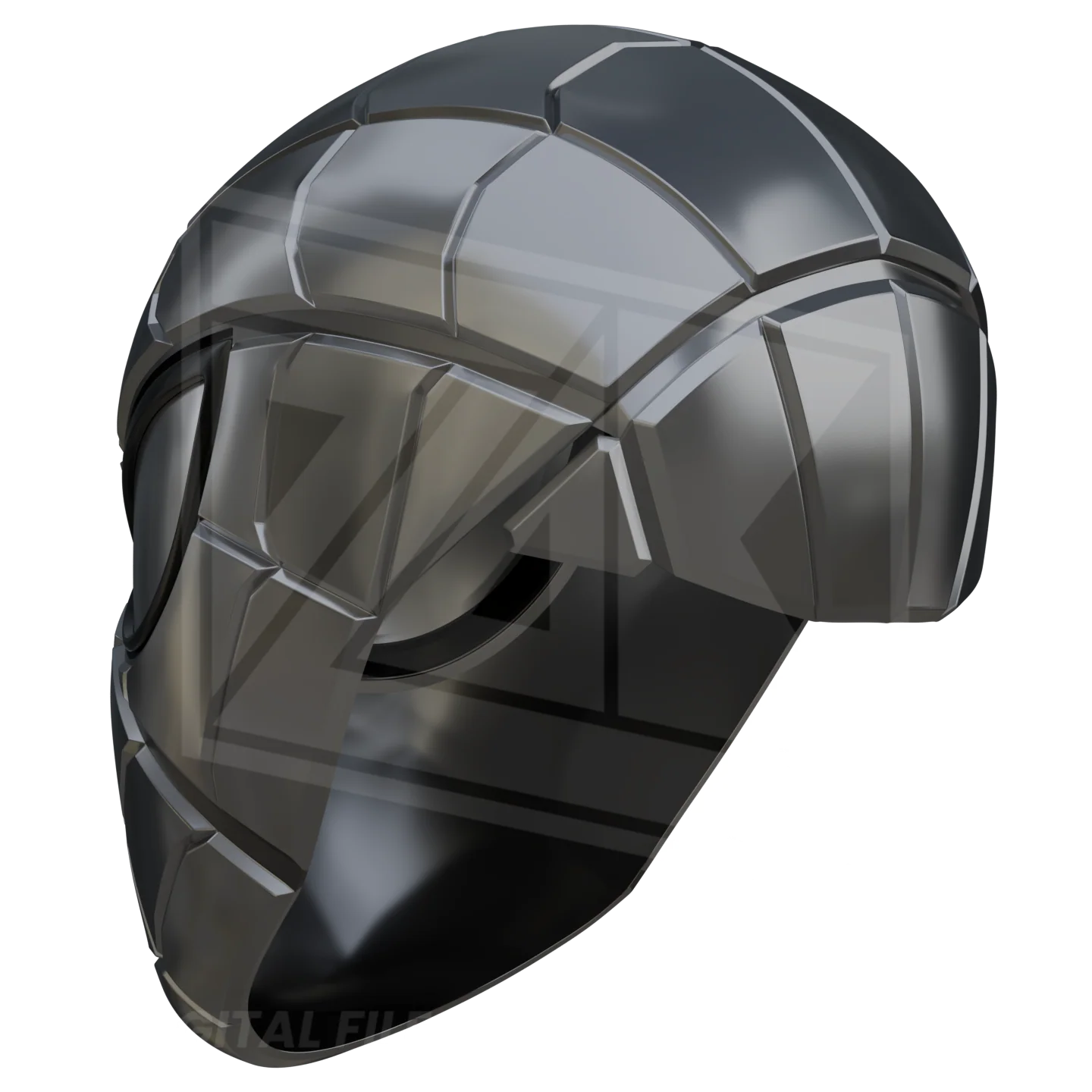 Armored Spider Hero Helmet 3D Model - Image 5
