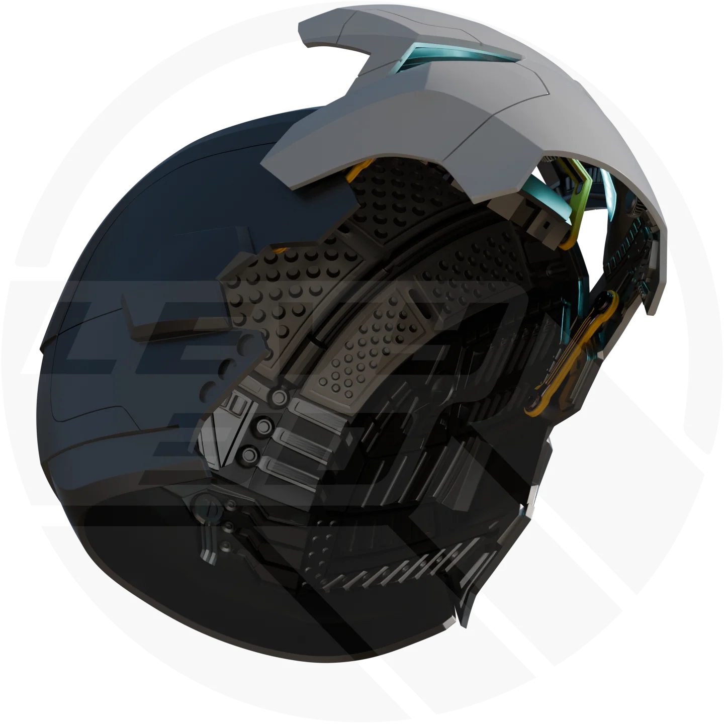 Army Machine Mk 6 Helmet With Time Jump Version 3D model - Image 2
