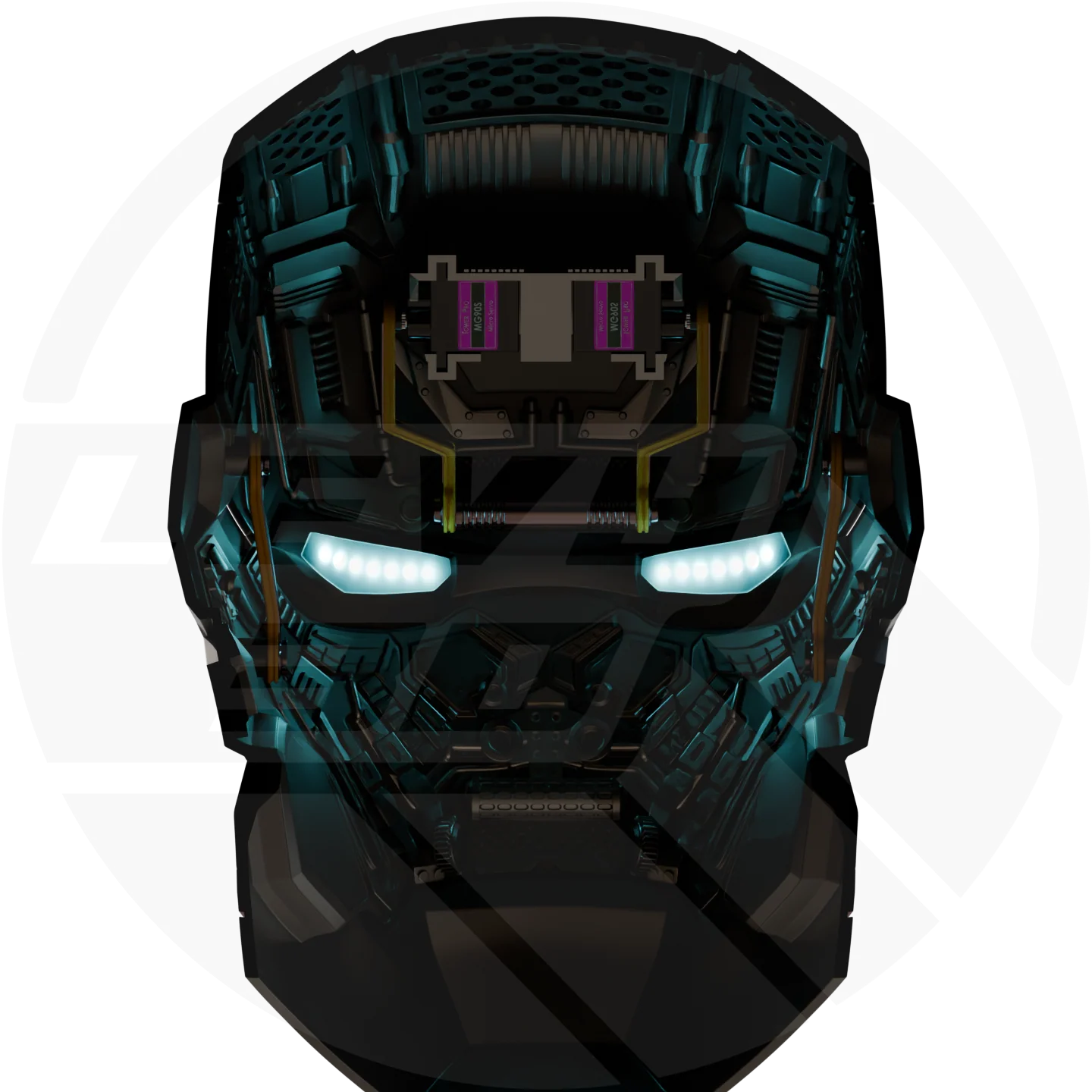 Army Machine Mk 6 Helmet With Time Jump Version 3D model - Image 3