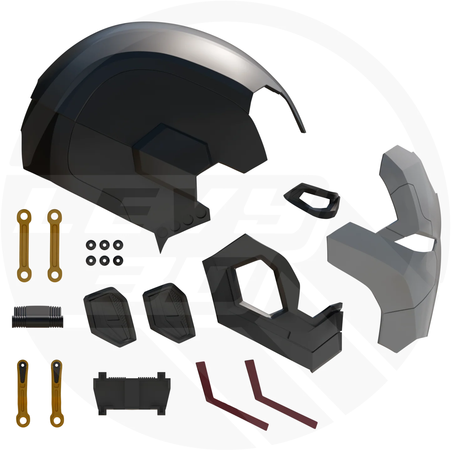 Army Machine Mk 6 Helmet With Time Jump Version 3D model - Image 4