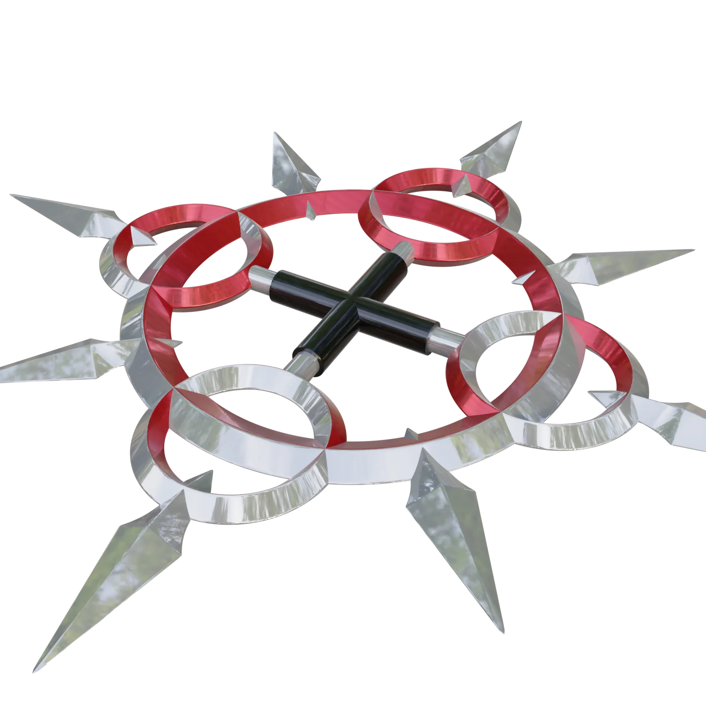 Axel's Eternal Flames Chakrams 3D File - Image 2