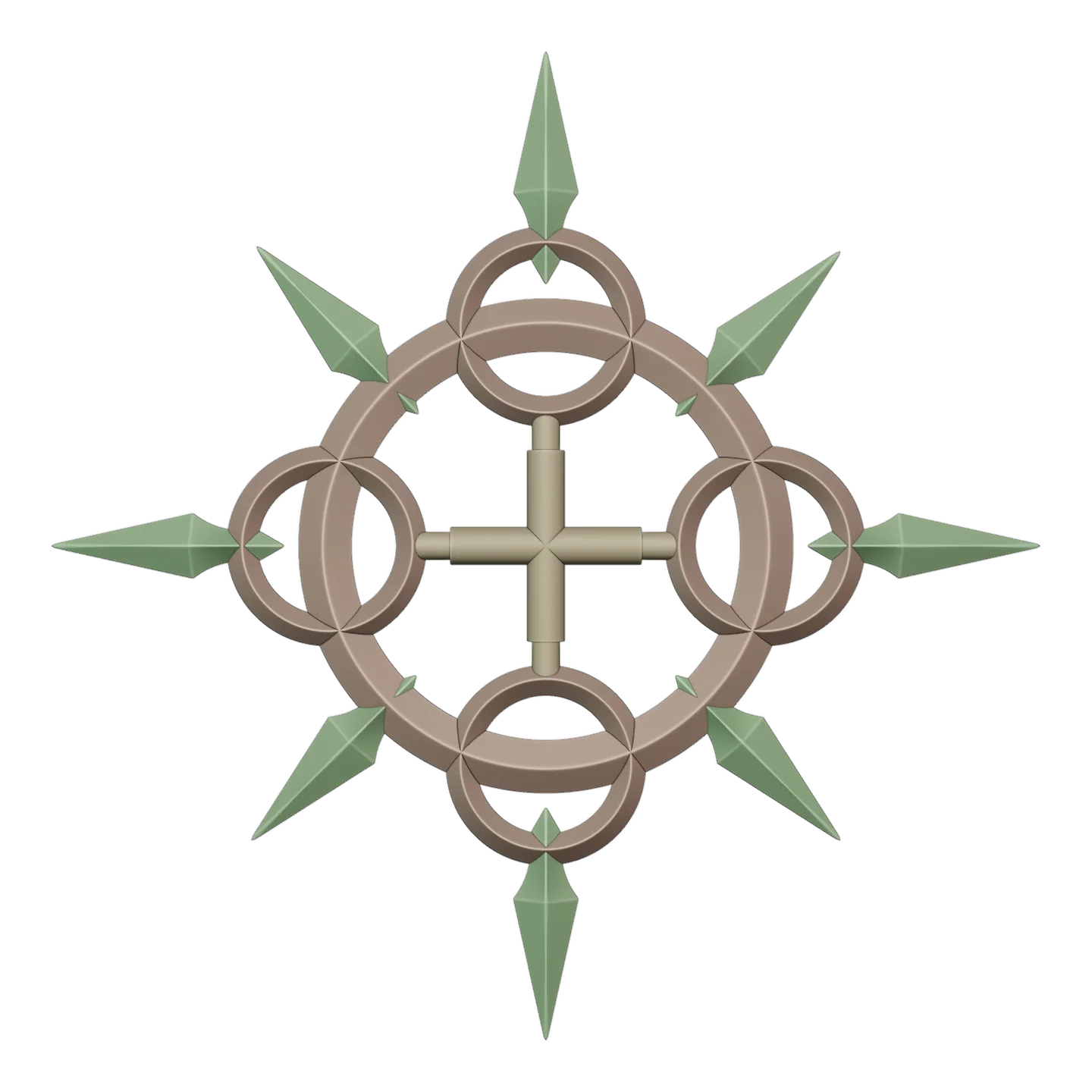 Axel's Eternal Flames Chakrams 3D File - Image 3