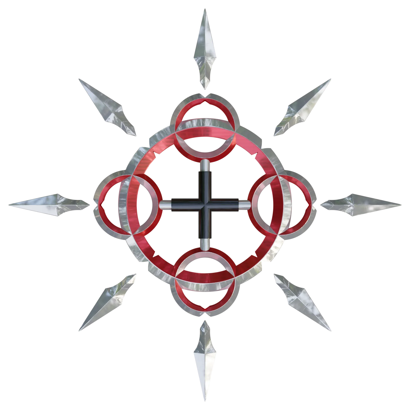 Axel's Eternal Flames Chakrams 3D File - Image 5