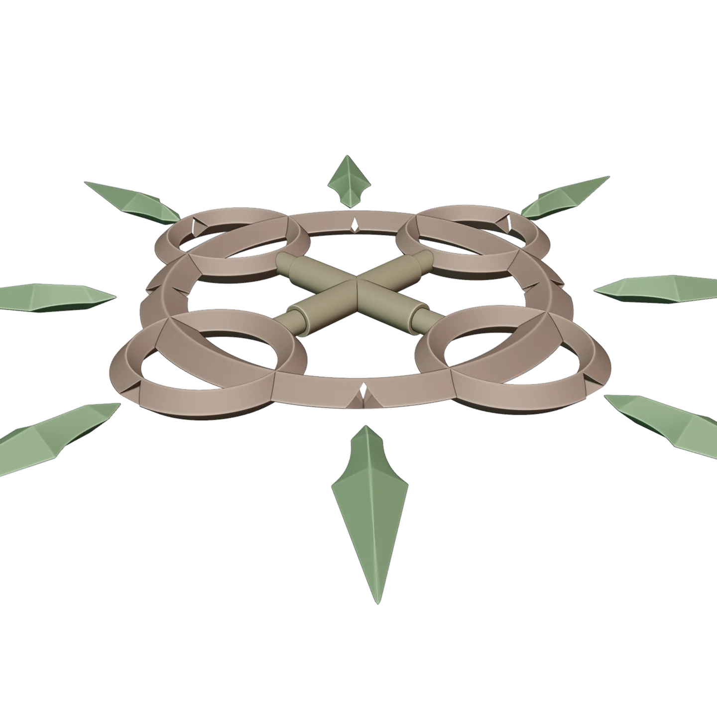 Axel's Eternal Flames Chakrams 3D File - Image 6
