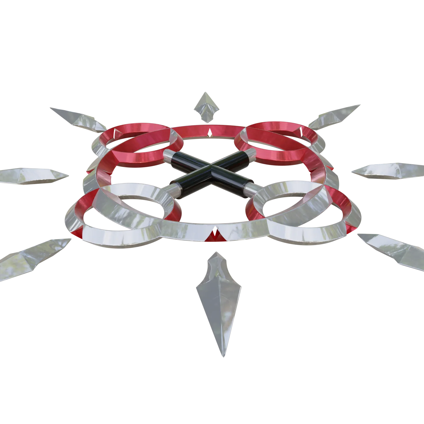 Axel's Eternal Flames Chakrams 3D File - Image 7