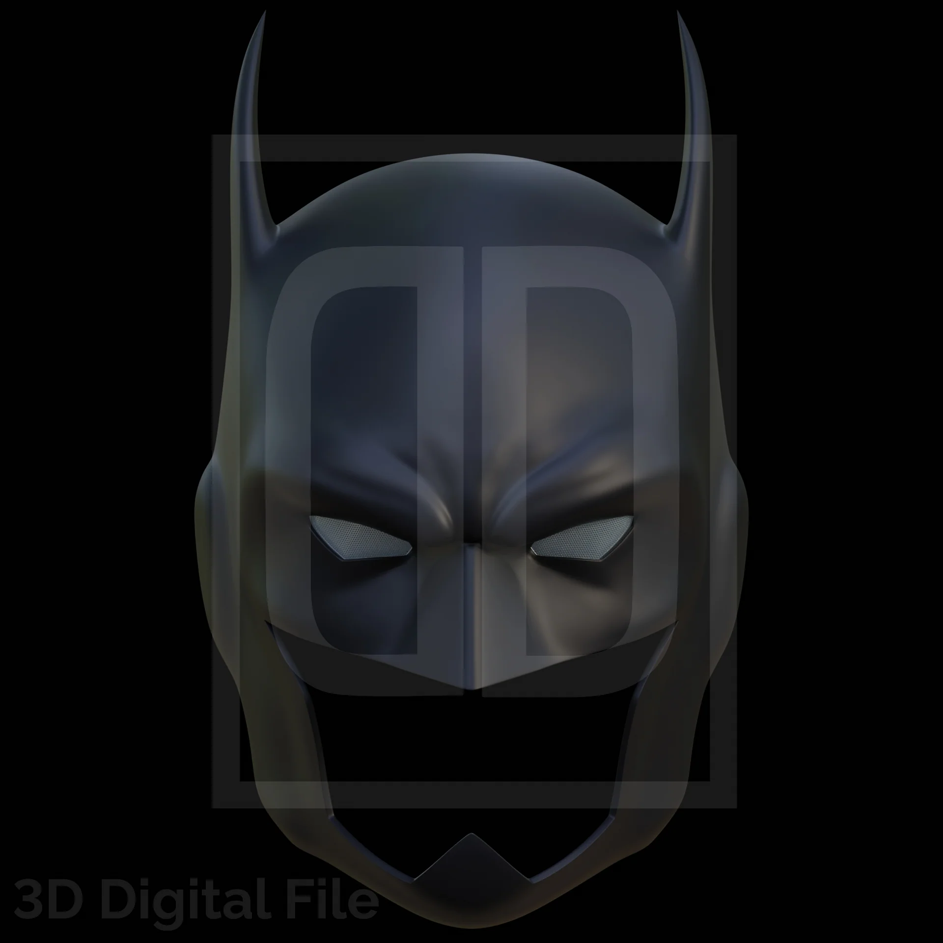 Bat Animated Movie Cowl 3D Model - Image 3
