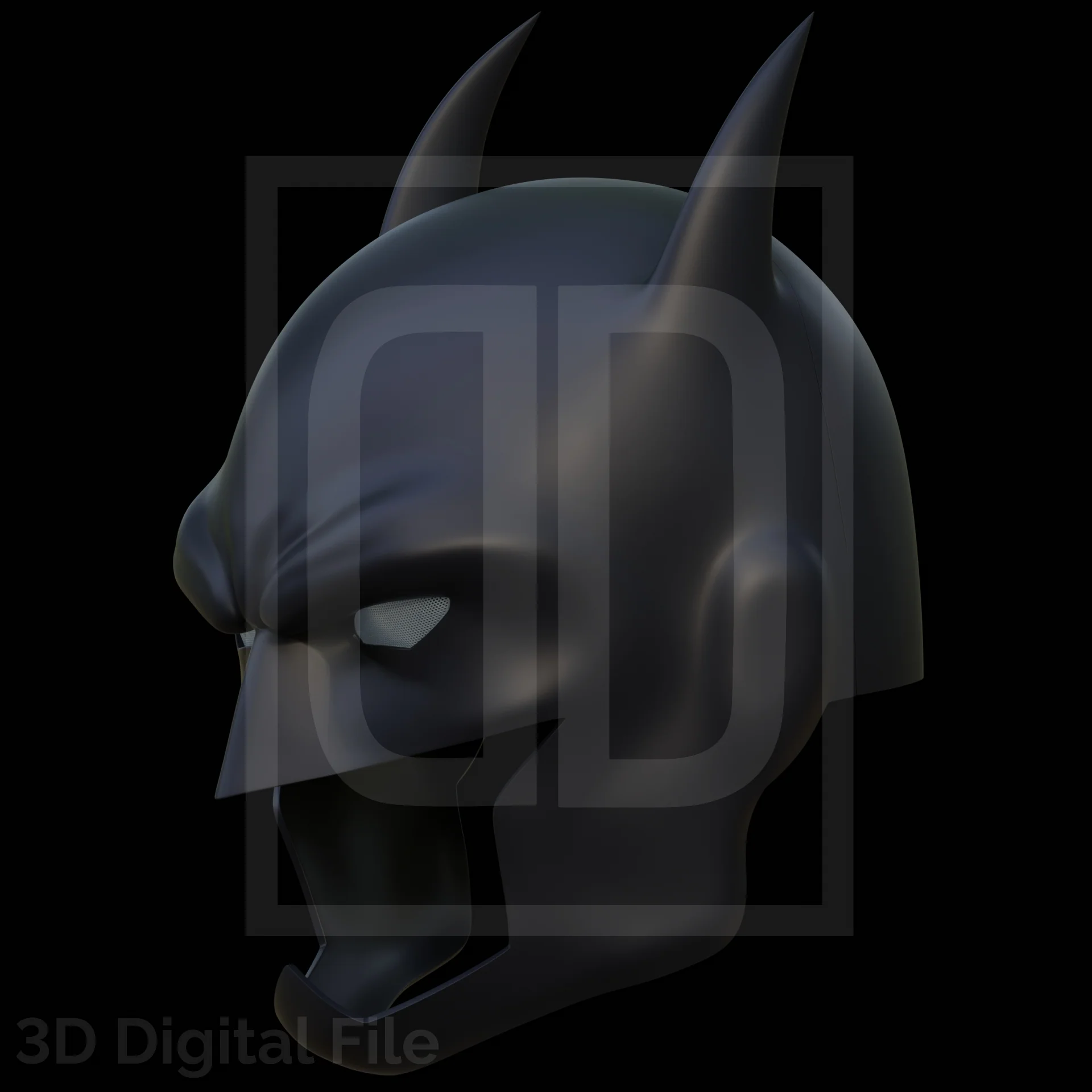 Bat Animated Movie Cowl 3D Model - Image 5