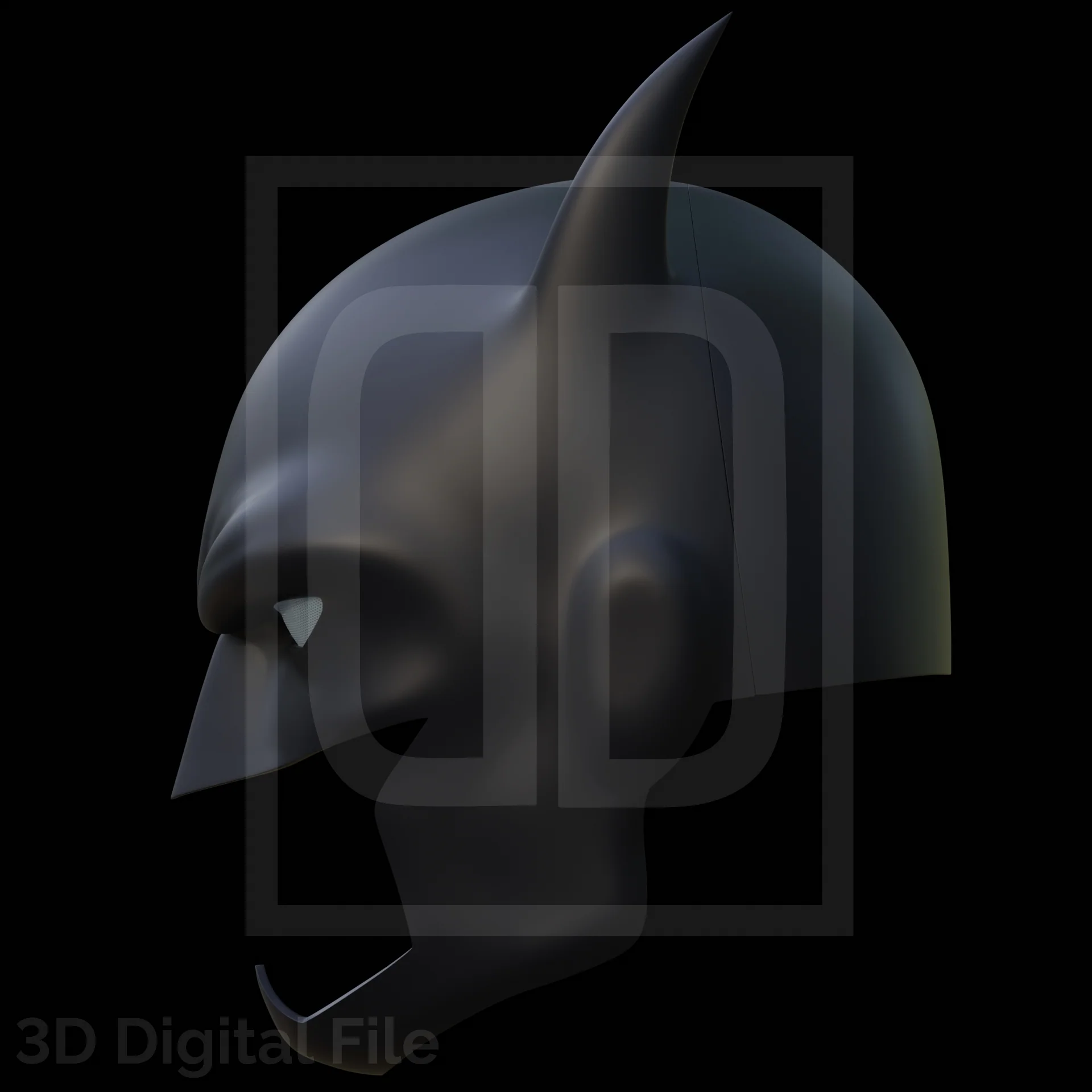 Bat Animated Movie Cowl 3D Model - Image 6