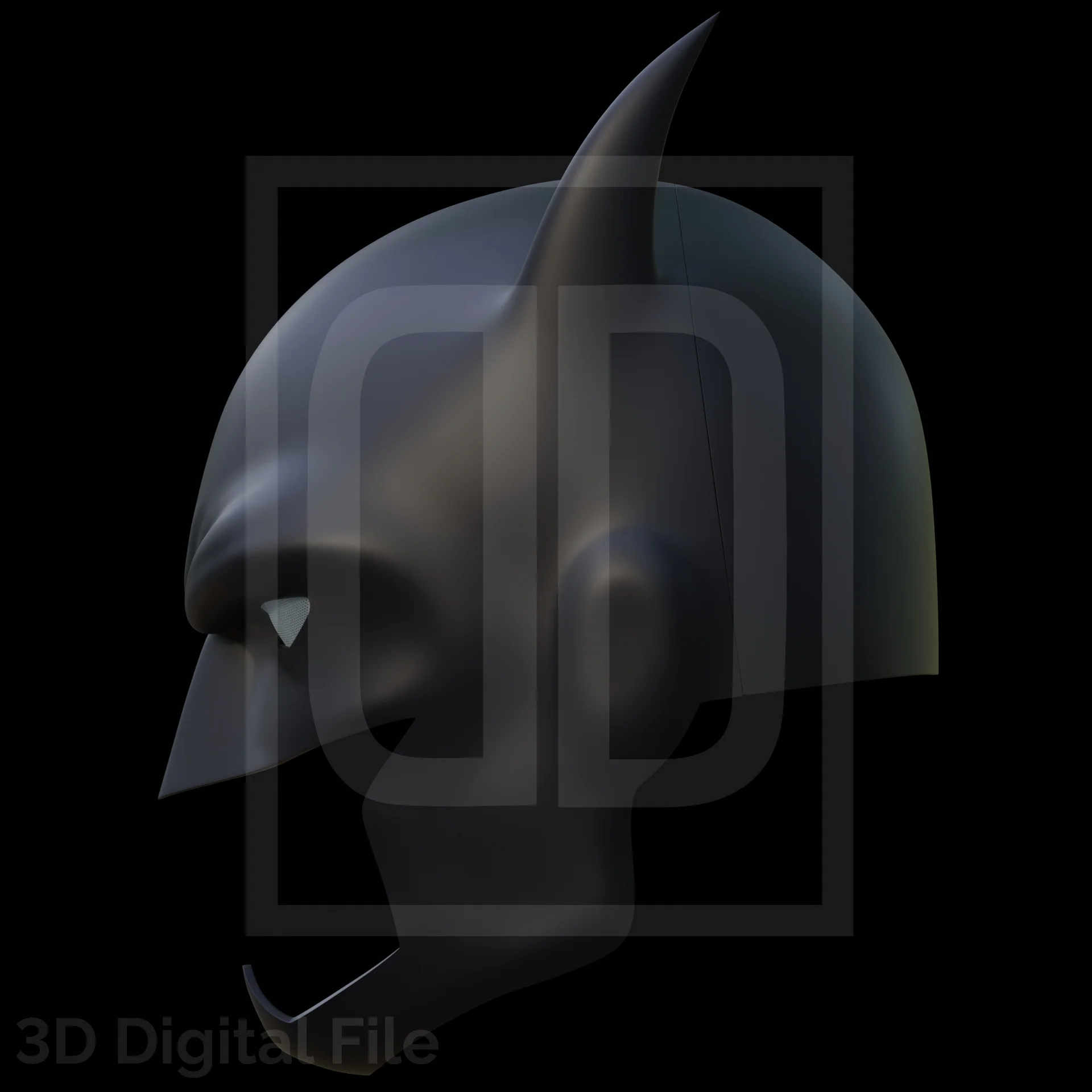 Bat Animated Movie Cowl 3D Model - Image 7