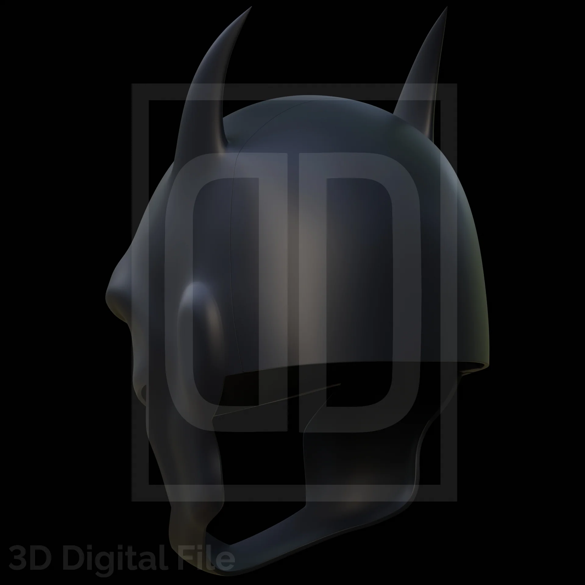Bat Animated Movie Cowl 3D Model - Image 8